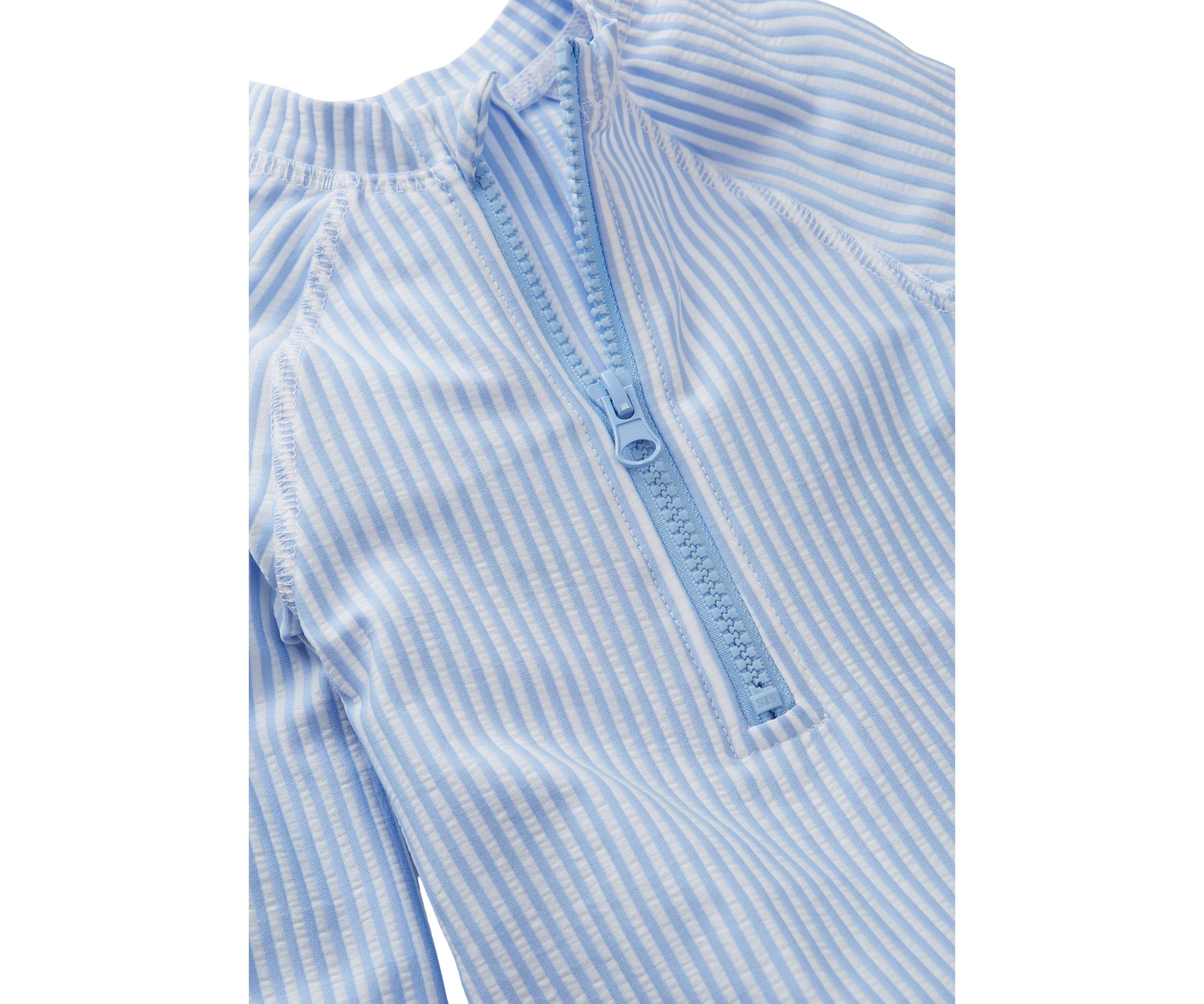 Toddler Girls Seersucker Stripe Rashguard
