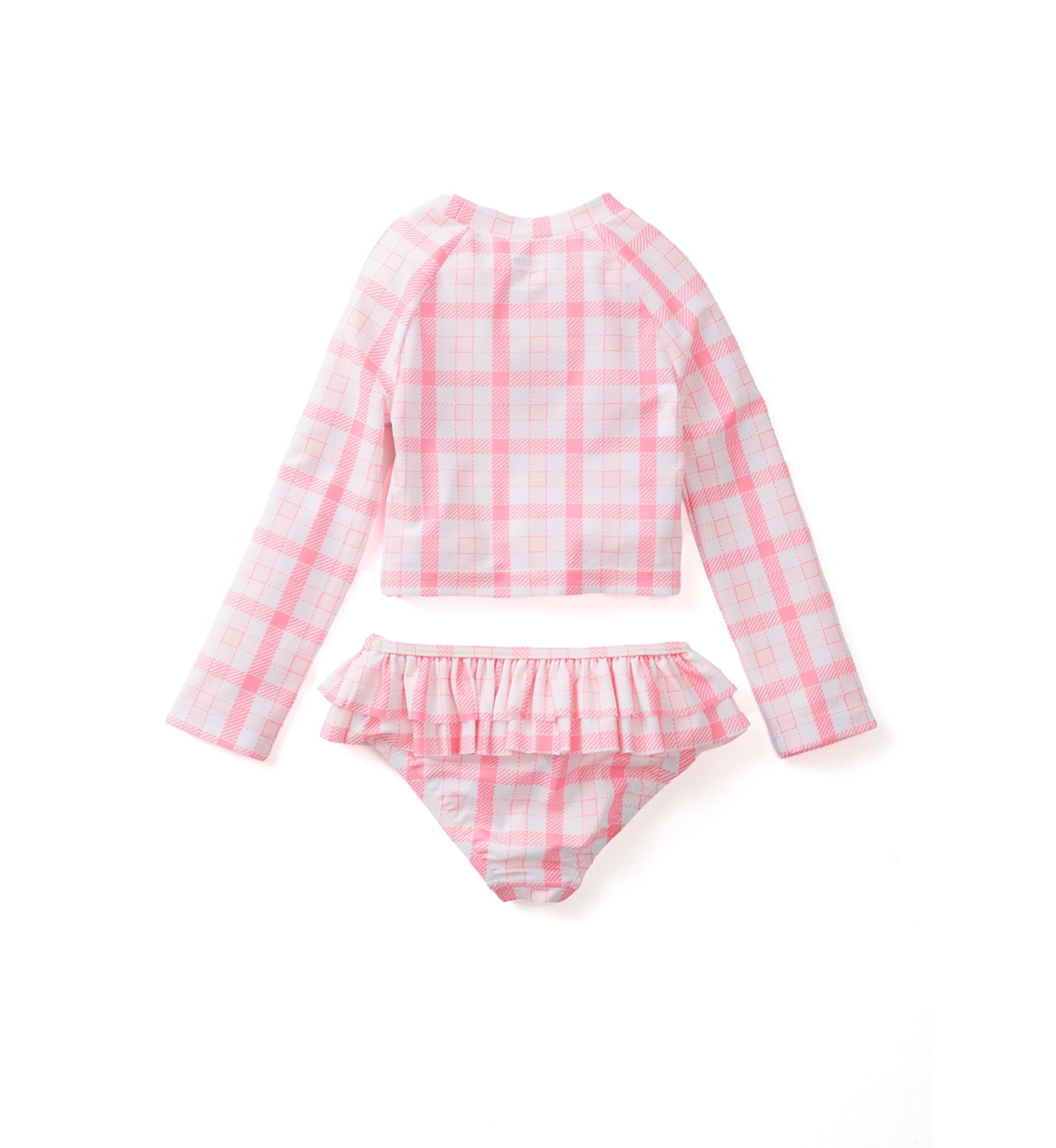Toddler Girls 2 Piece Printed Rash Guard 