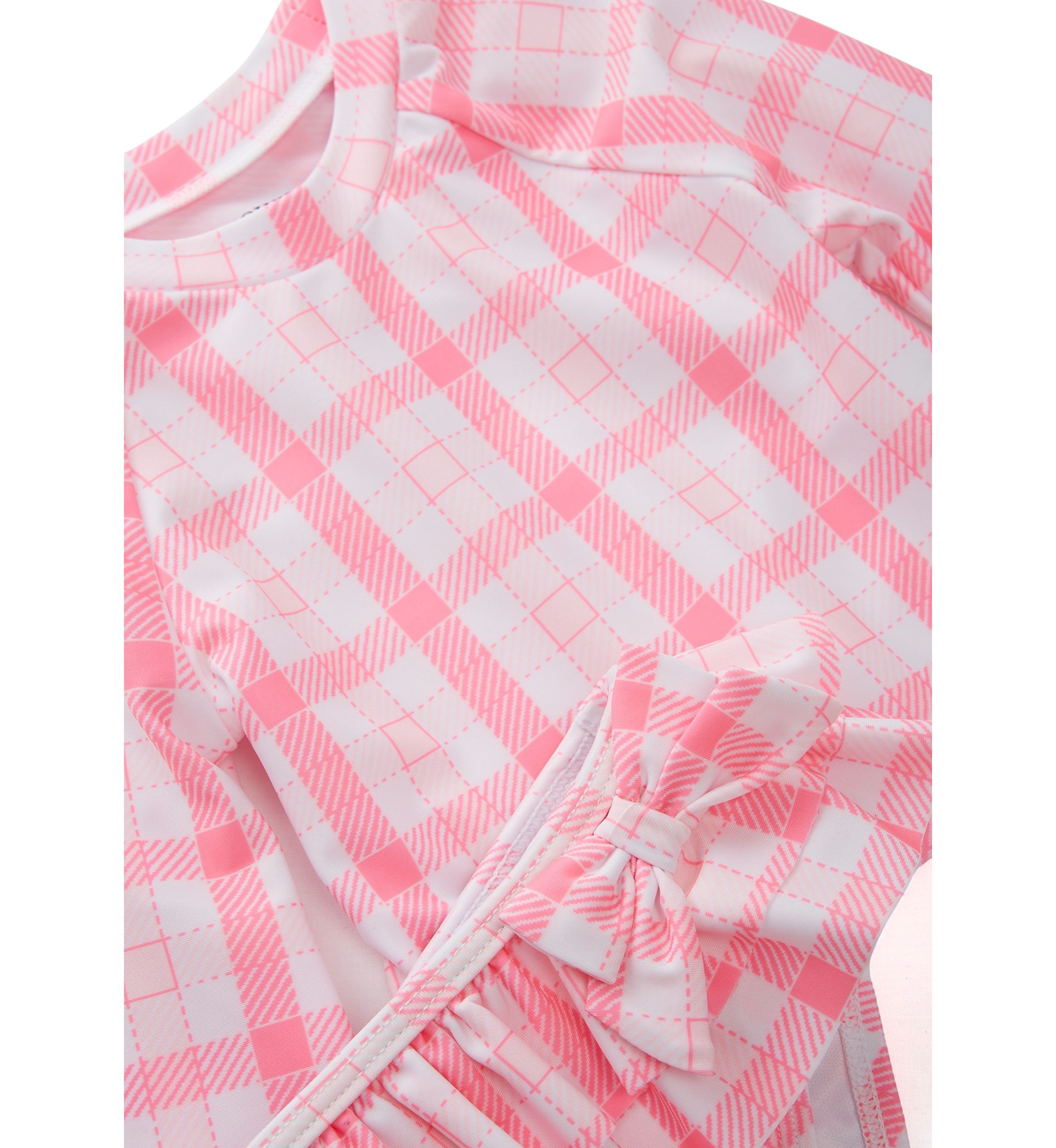 Toddler Girls 2 Piece Printed Rash Guard 