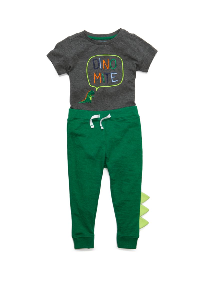Baby Boys Dino Hoodie Set