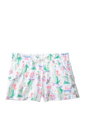 Lightning Bug Toddler Girls Ruffle Pocket Shorts Belk