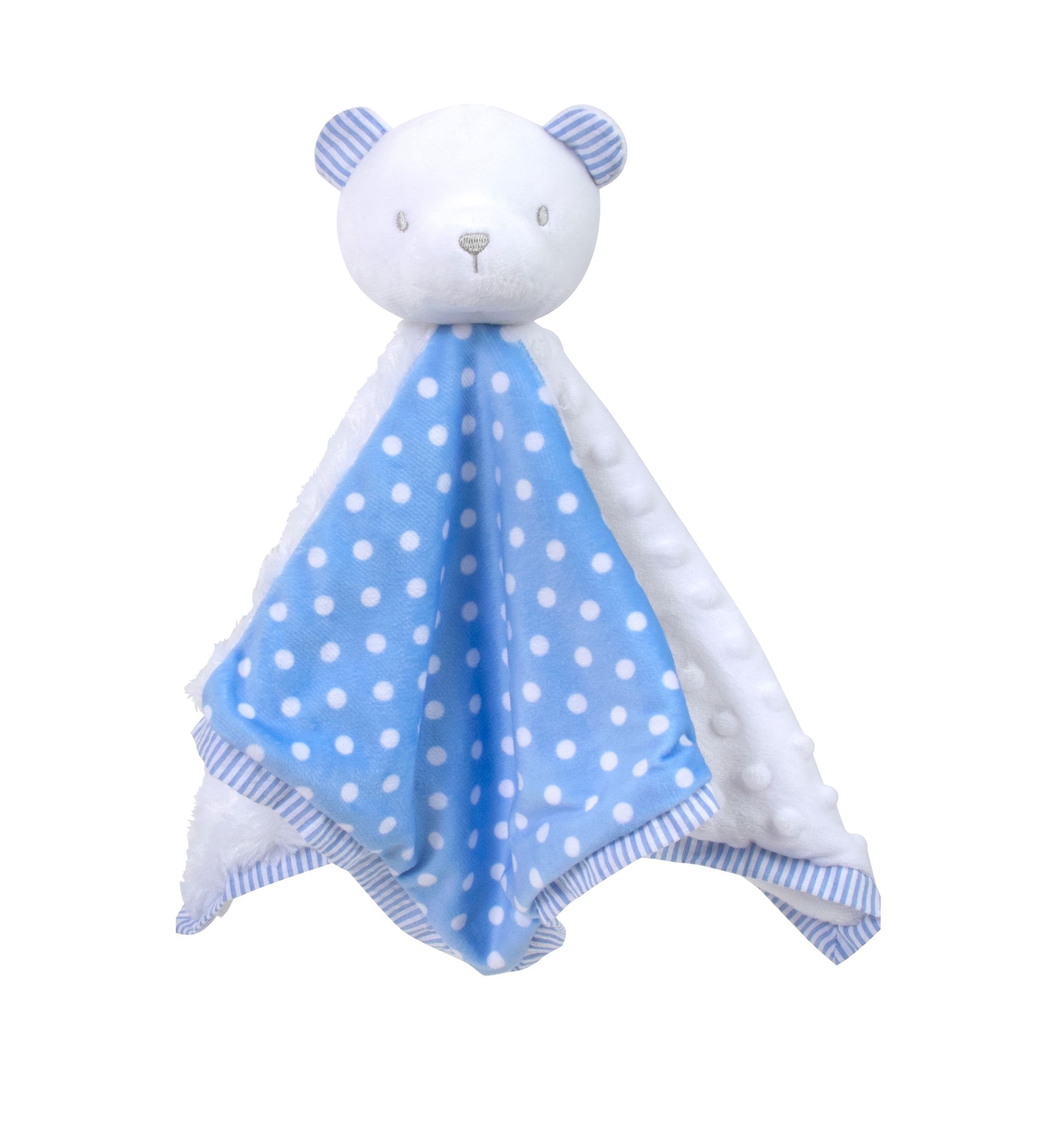 Baby Boys Seersucker Snuggy Bear 