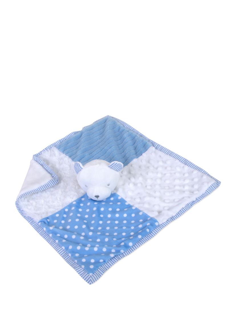 Baby Boys Seersucker Snuggy Bear 