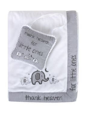 Crown Ivy Baby Thank Heavens Blanket And Pillow Set Belk