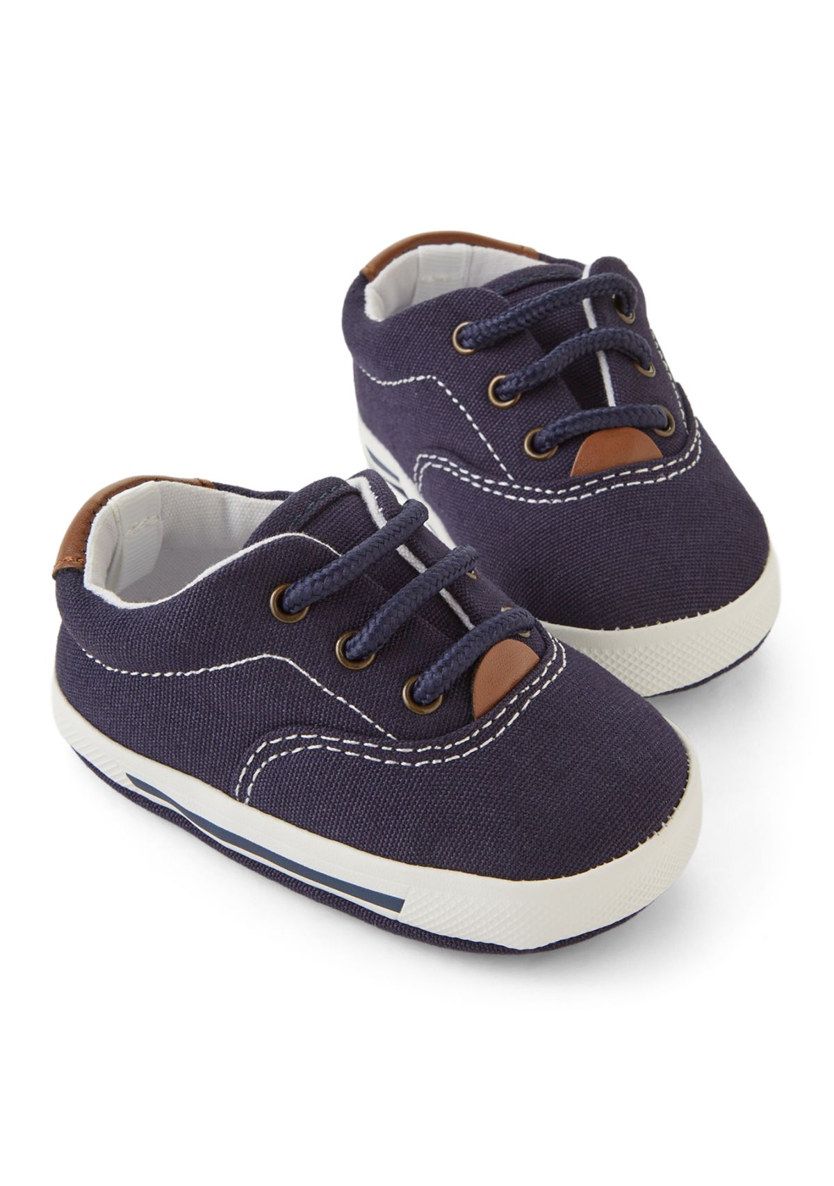 Baby Boys Navy Canvas Sneakers