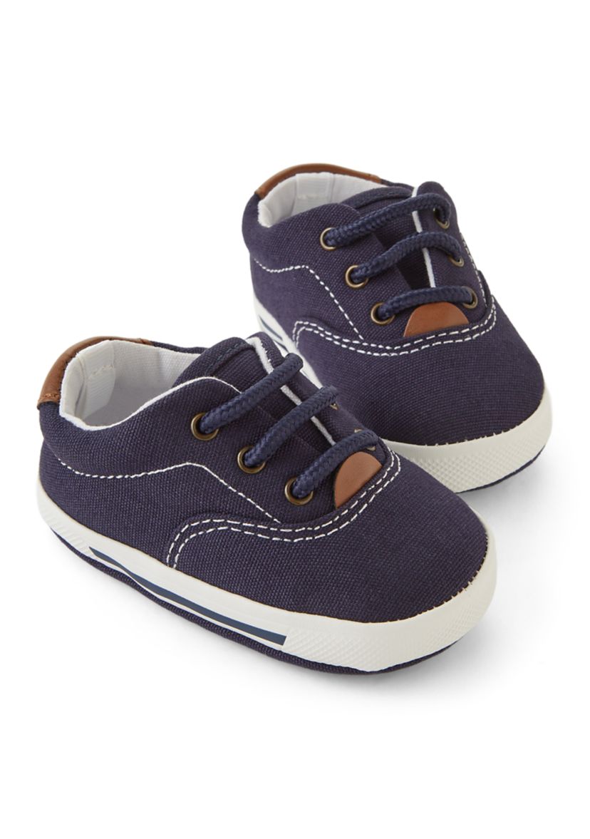Baby Boys Navy Canvas Sneakers