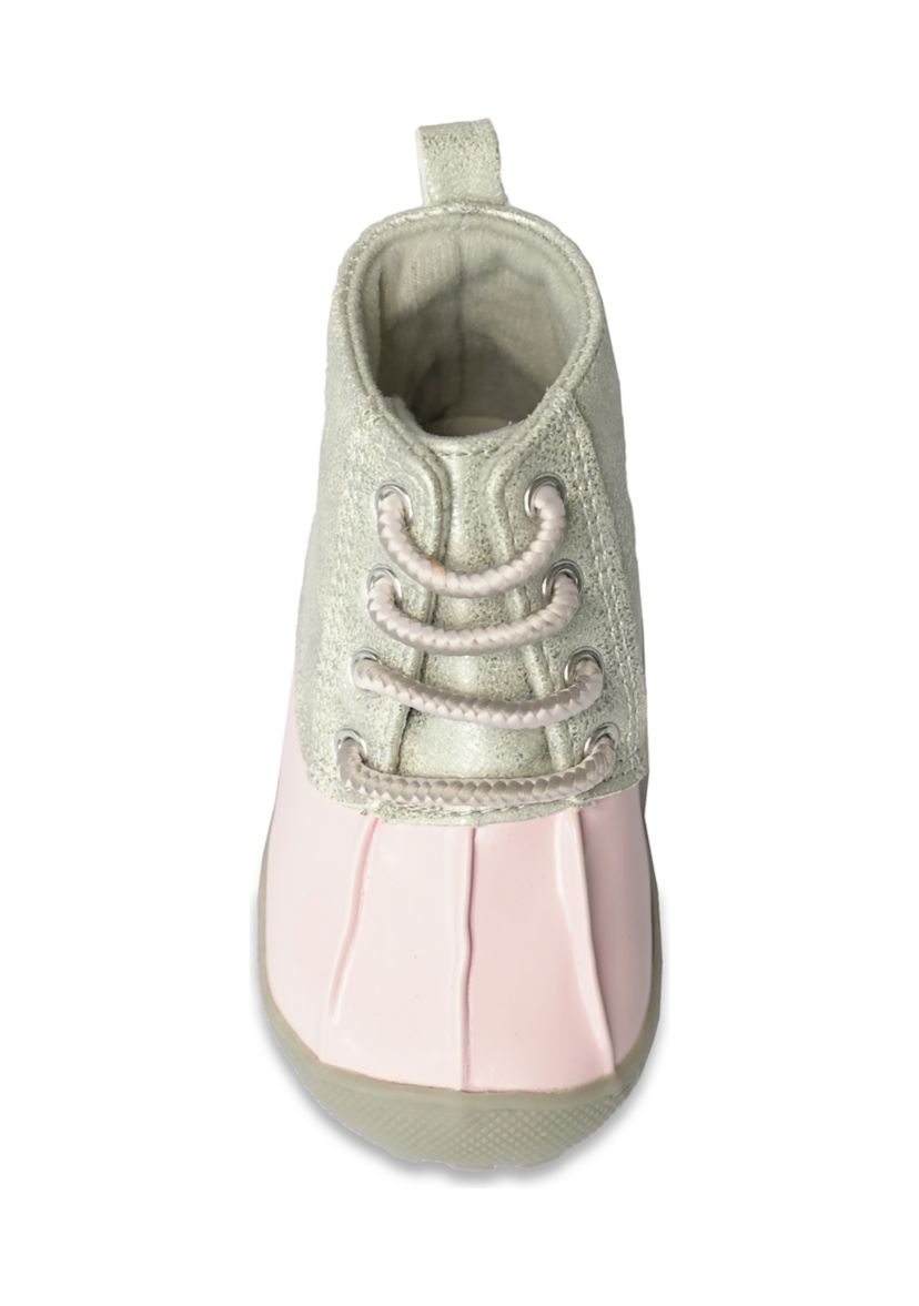 Toddler Girls Pink Duck Boots