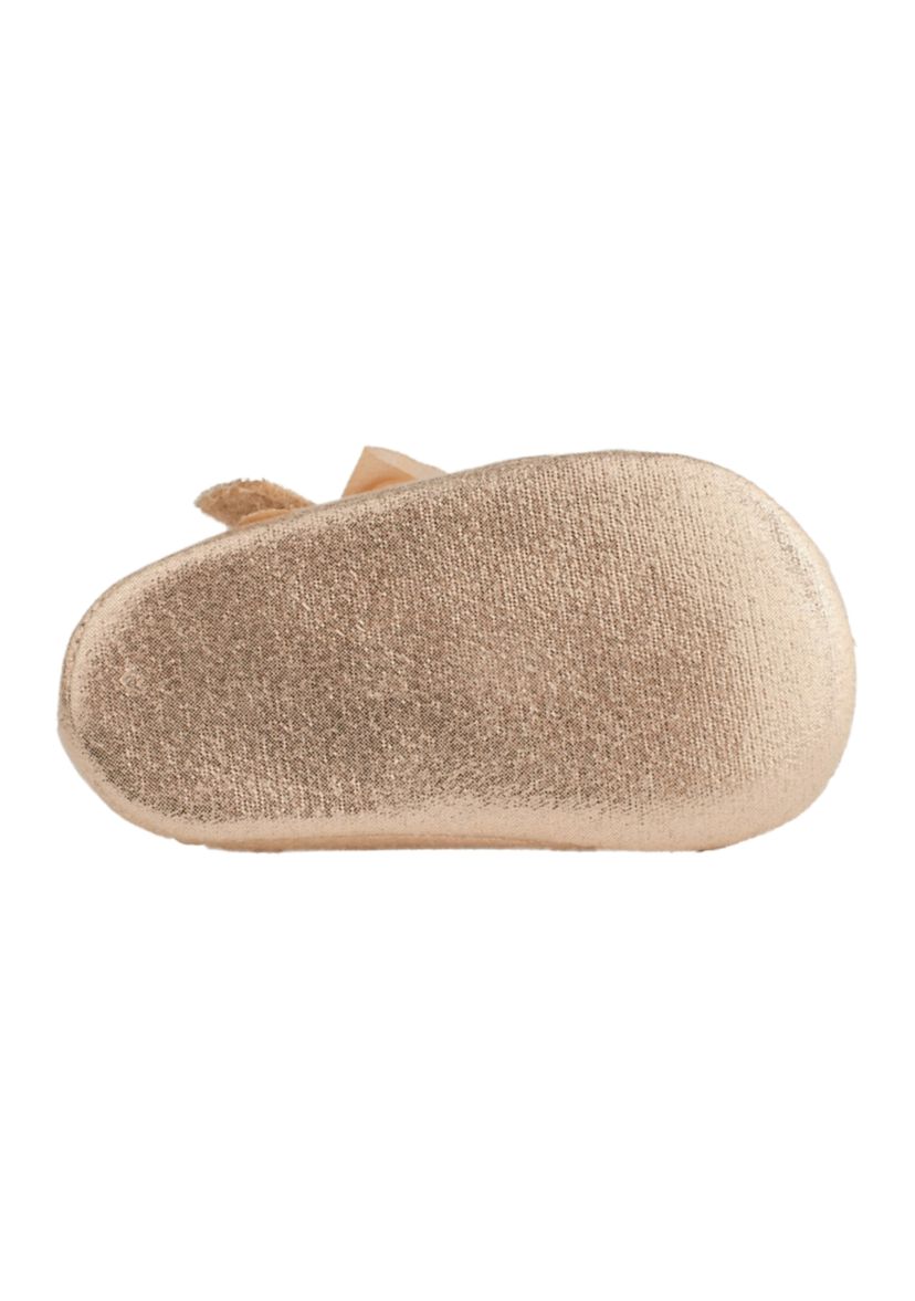 Baby Girls Bella Champagne Mary Jane Shoes with Ruffle