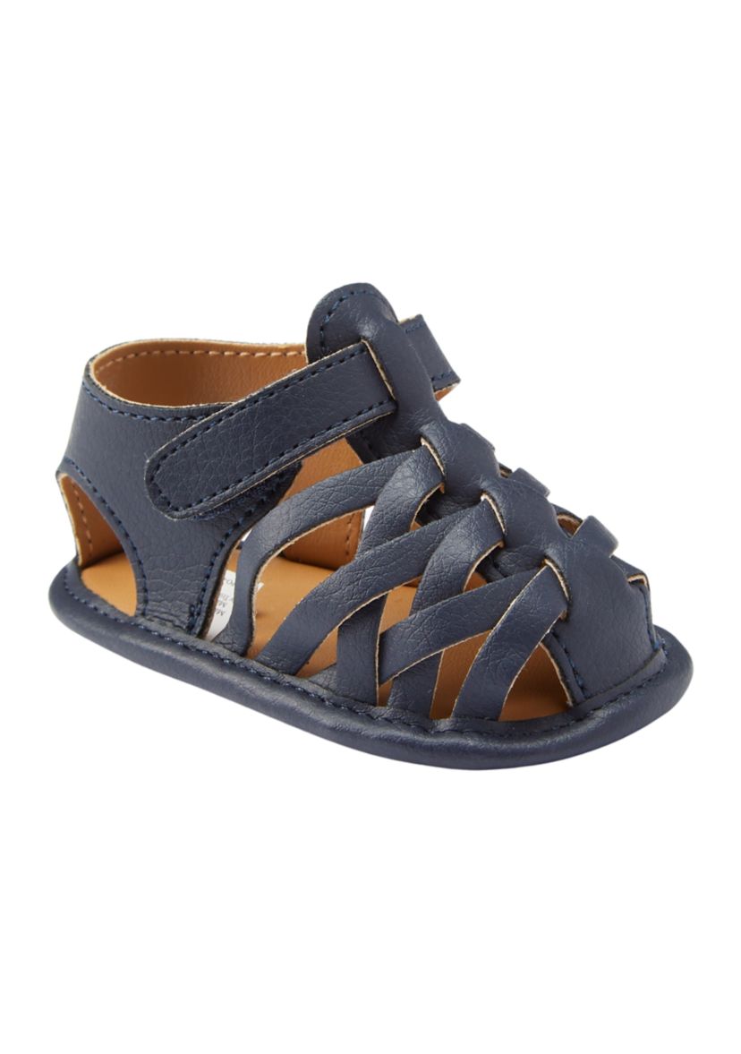 Baby Girls Wesley Navy Strappy Sandals