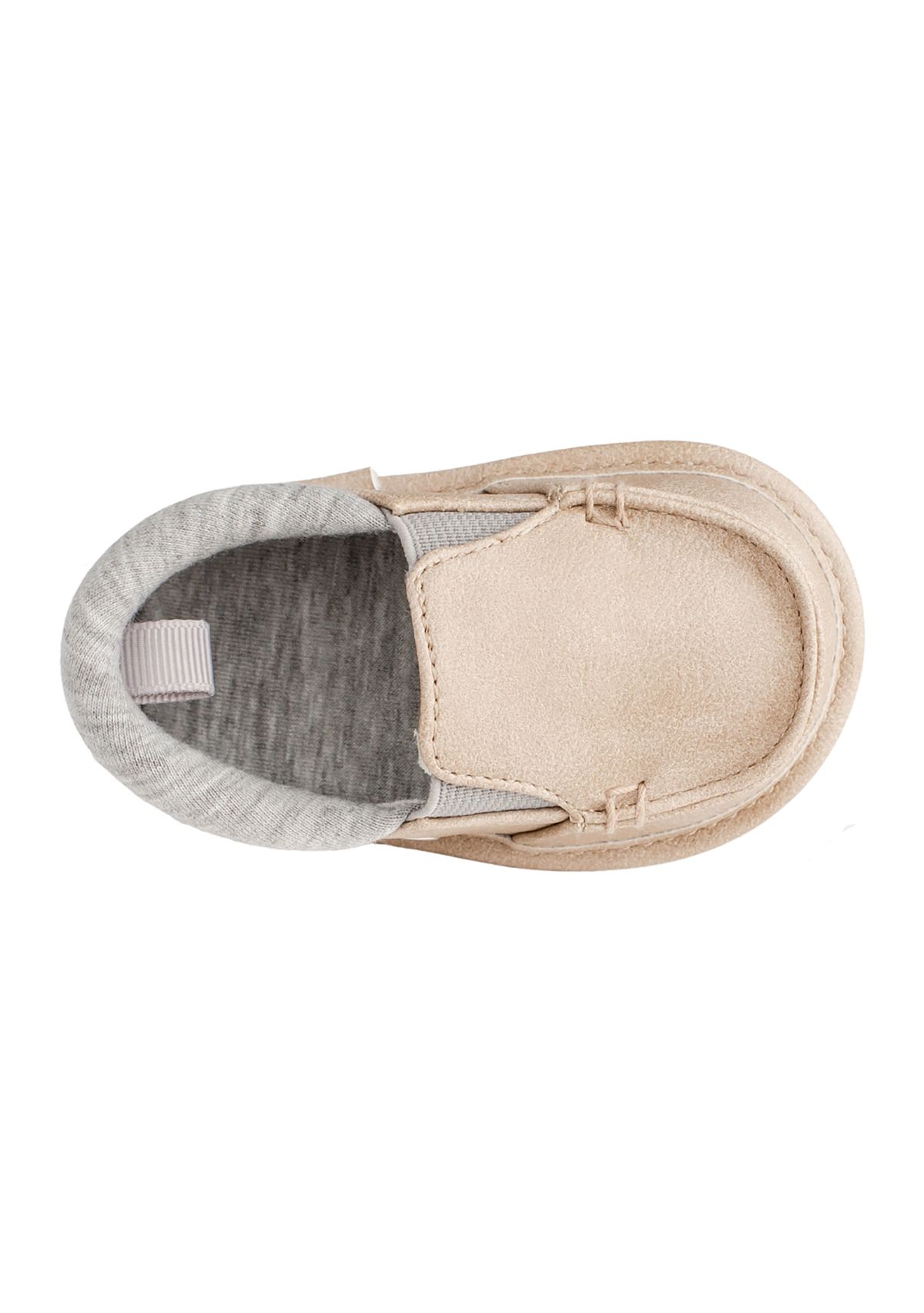 Baby Boys Tan Slip On Shoes