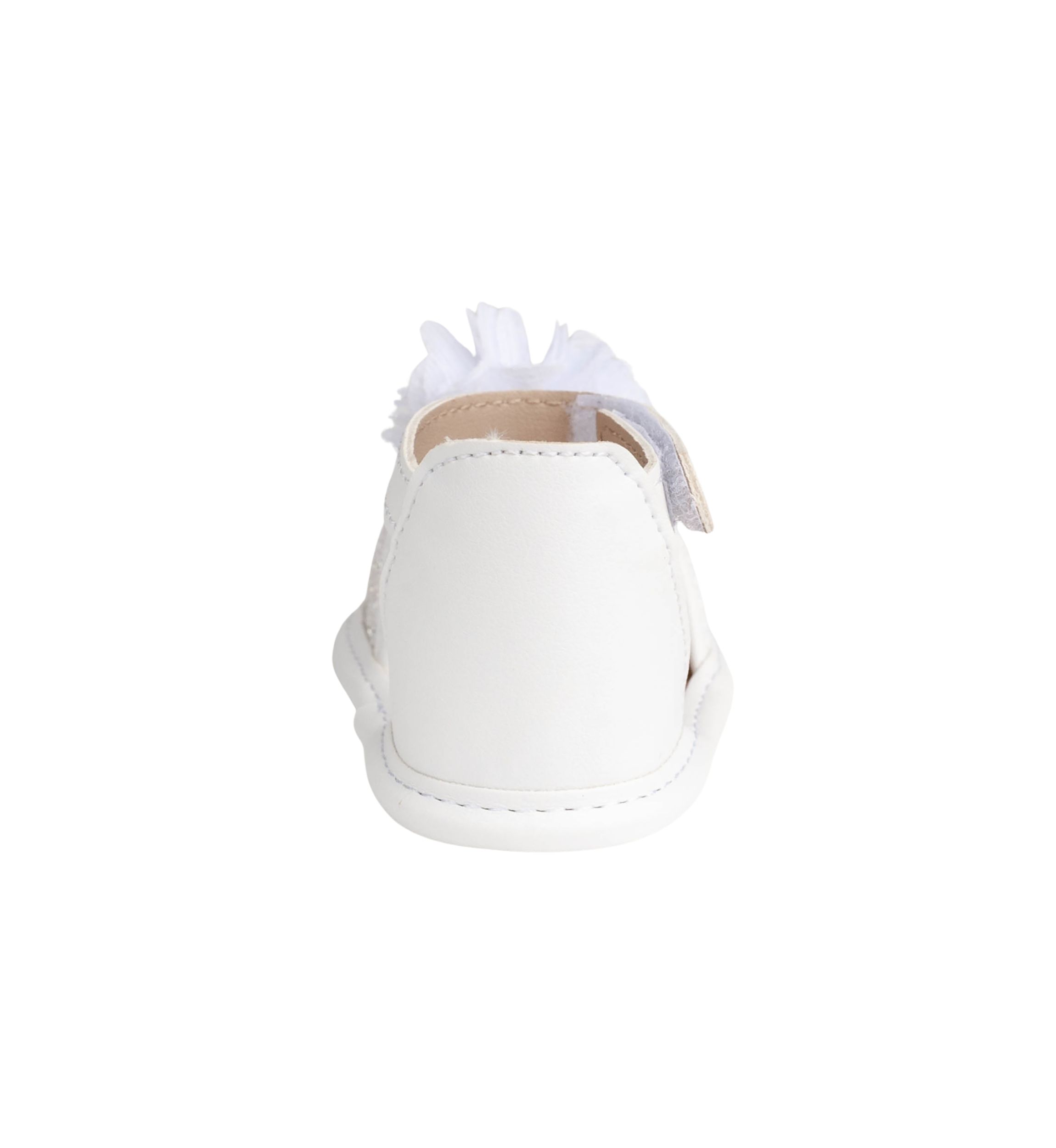 Toddler Girls Alexis White Floral Glitter Sandals