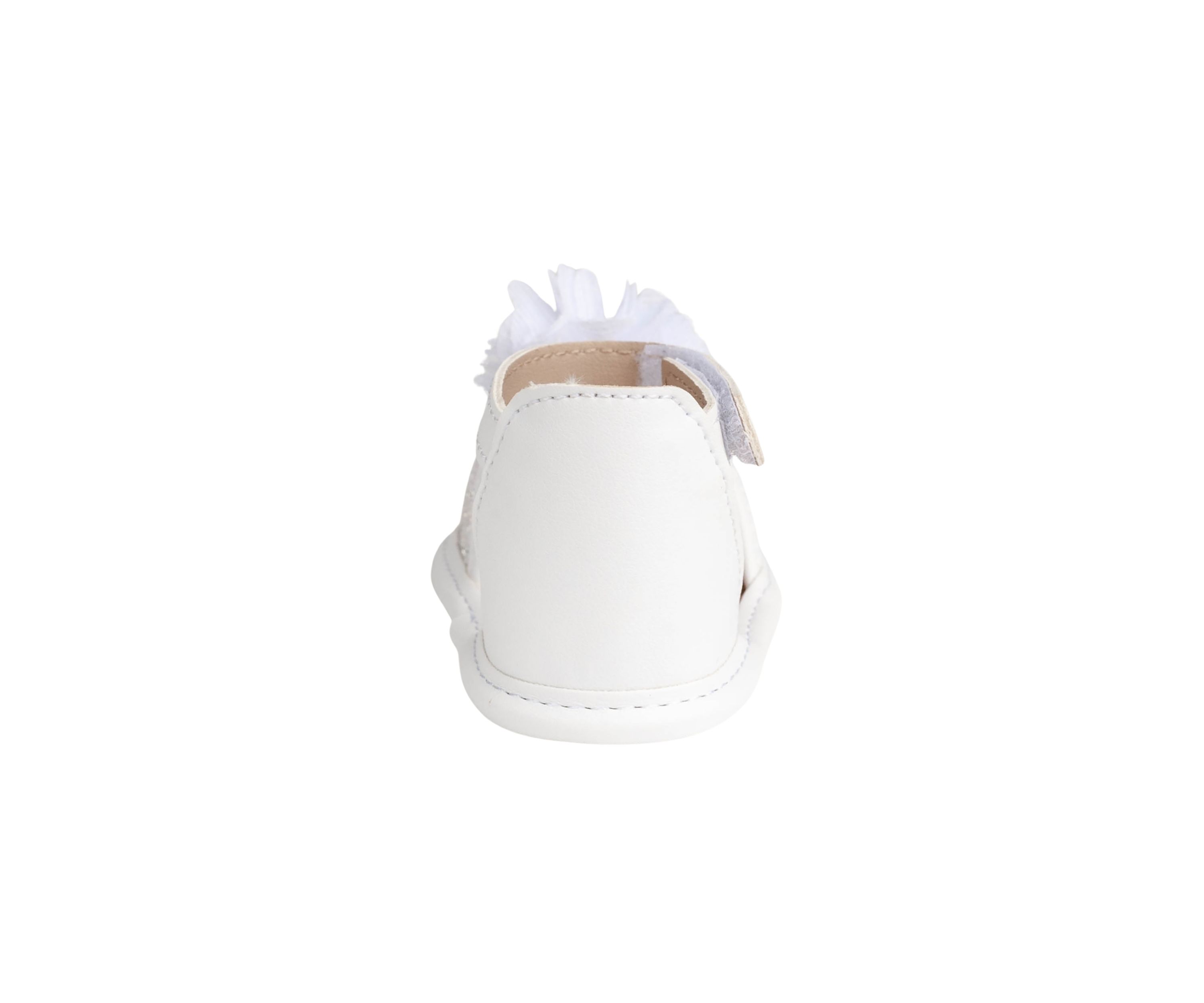 Toddler Girls Alexis White Floral Glitter Sandals