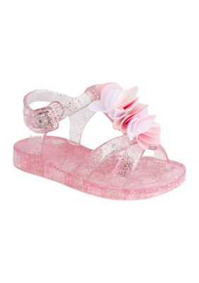 Toddler Girls Poppy Pink Jelly Sandals