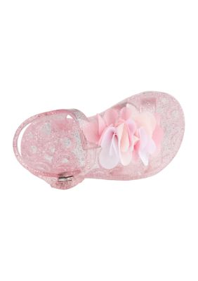 Toddler Girls Poppy Pink Jelly Sandals