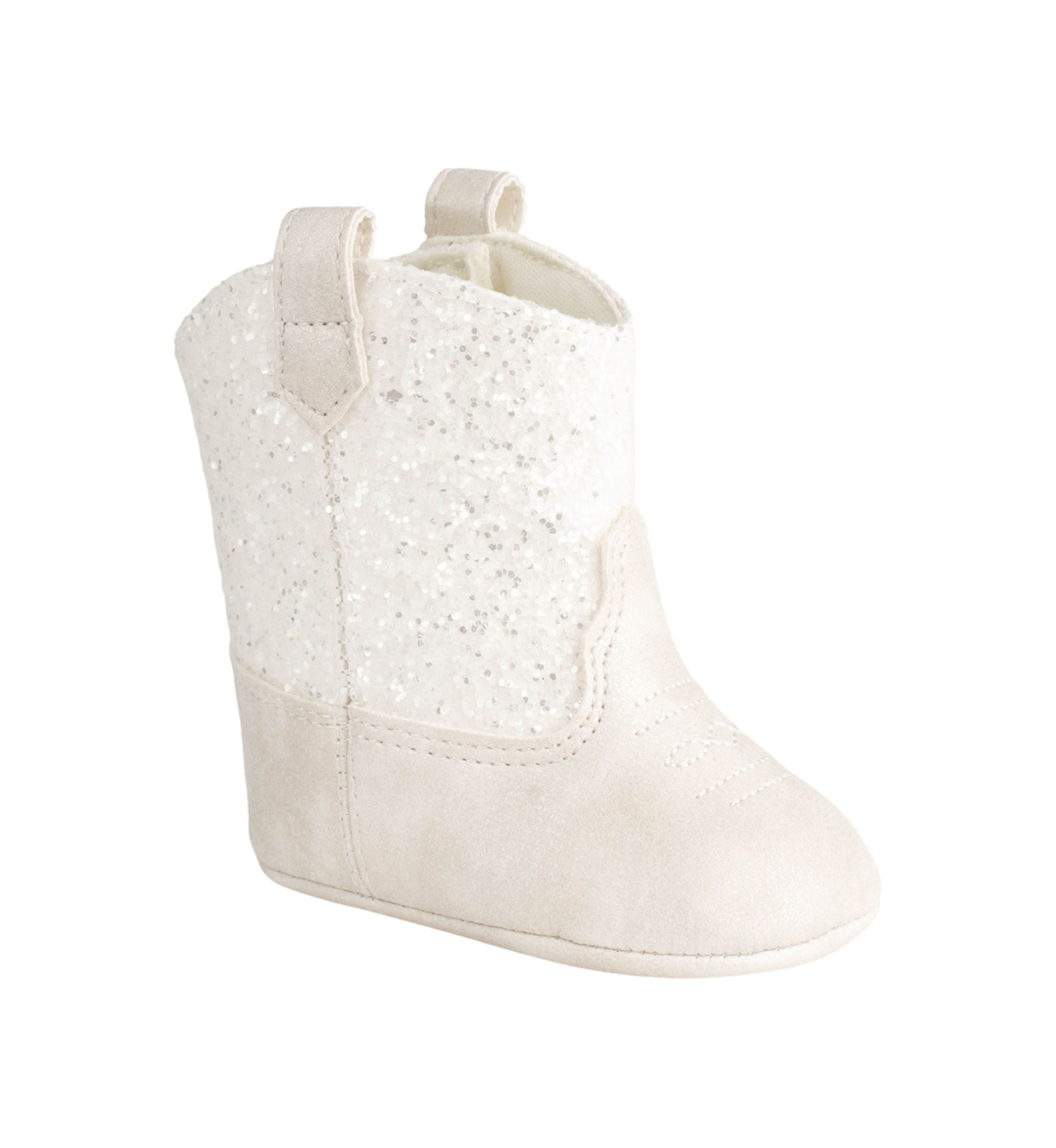 Baby Girls Miss Ivory Glitter Boots