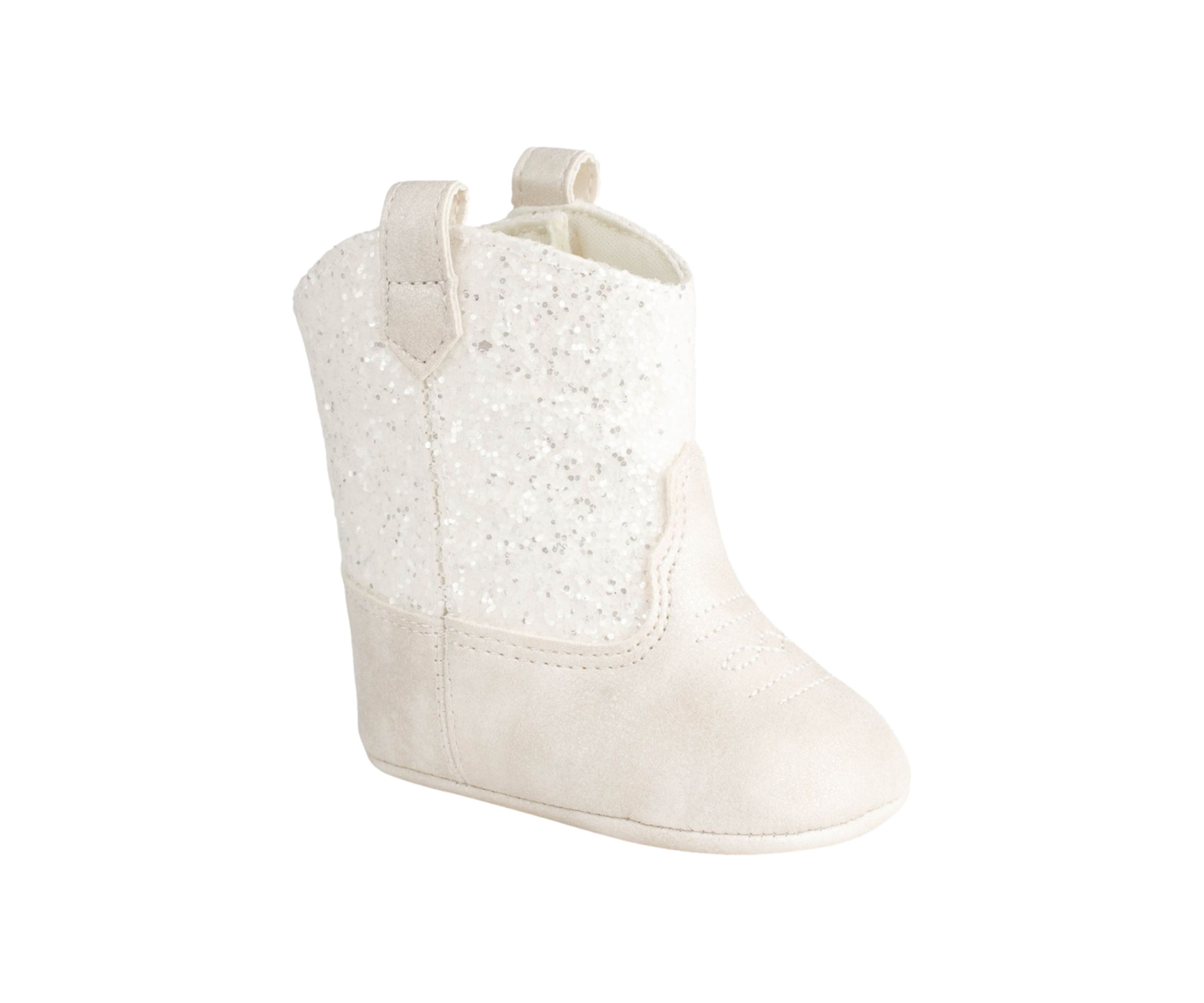 Baby Girls Miss Ivory Glitter Boots