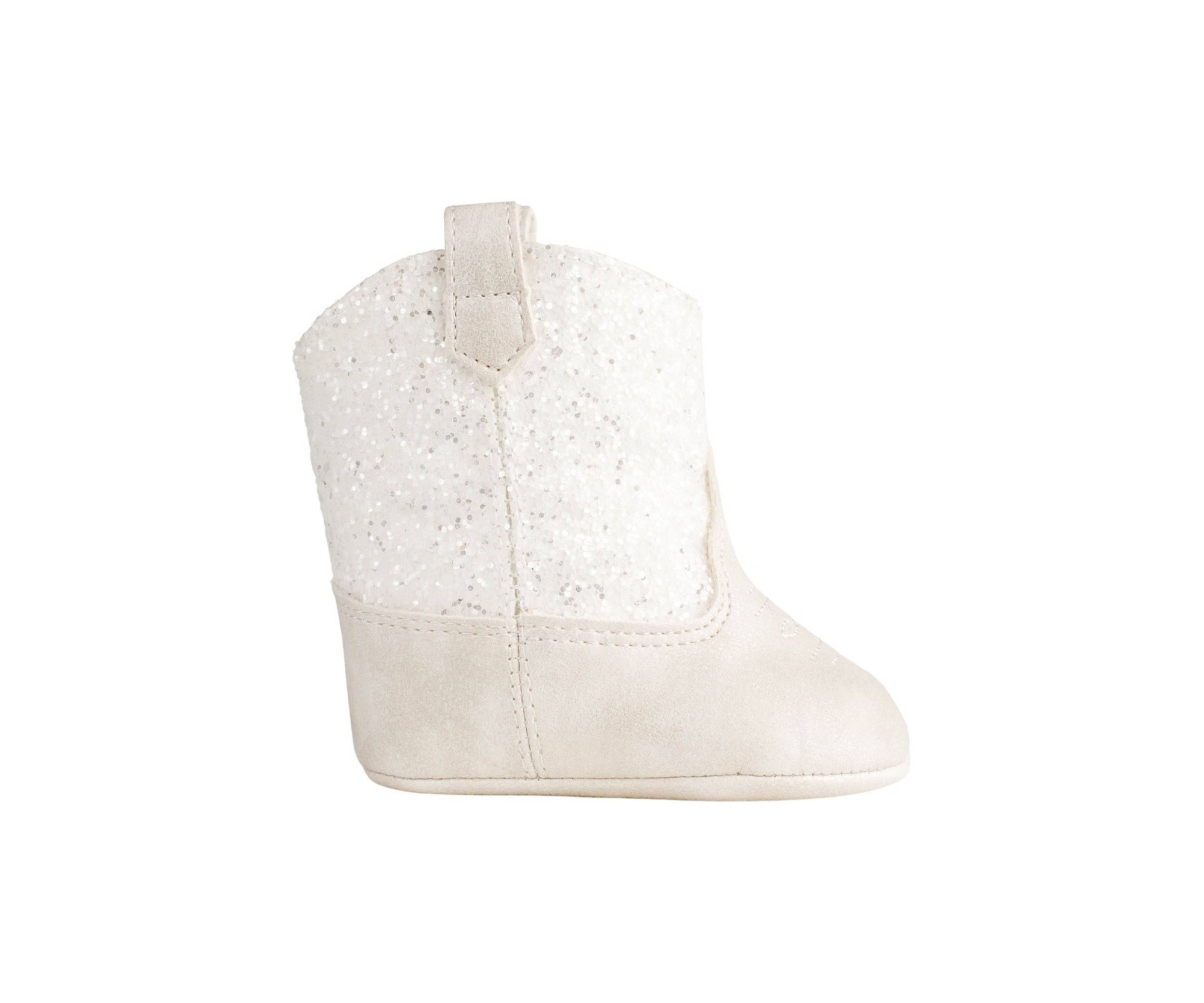 Baby Girls Miss Ivory Glitter Boots