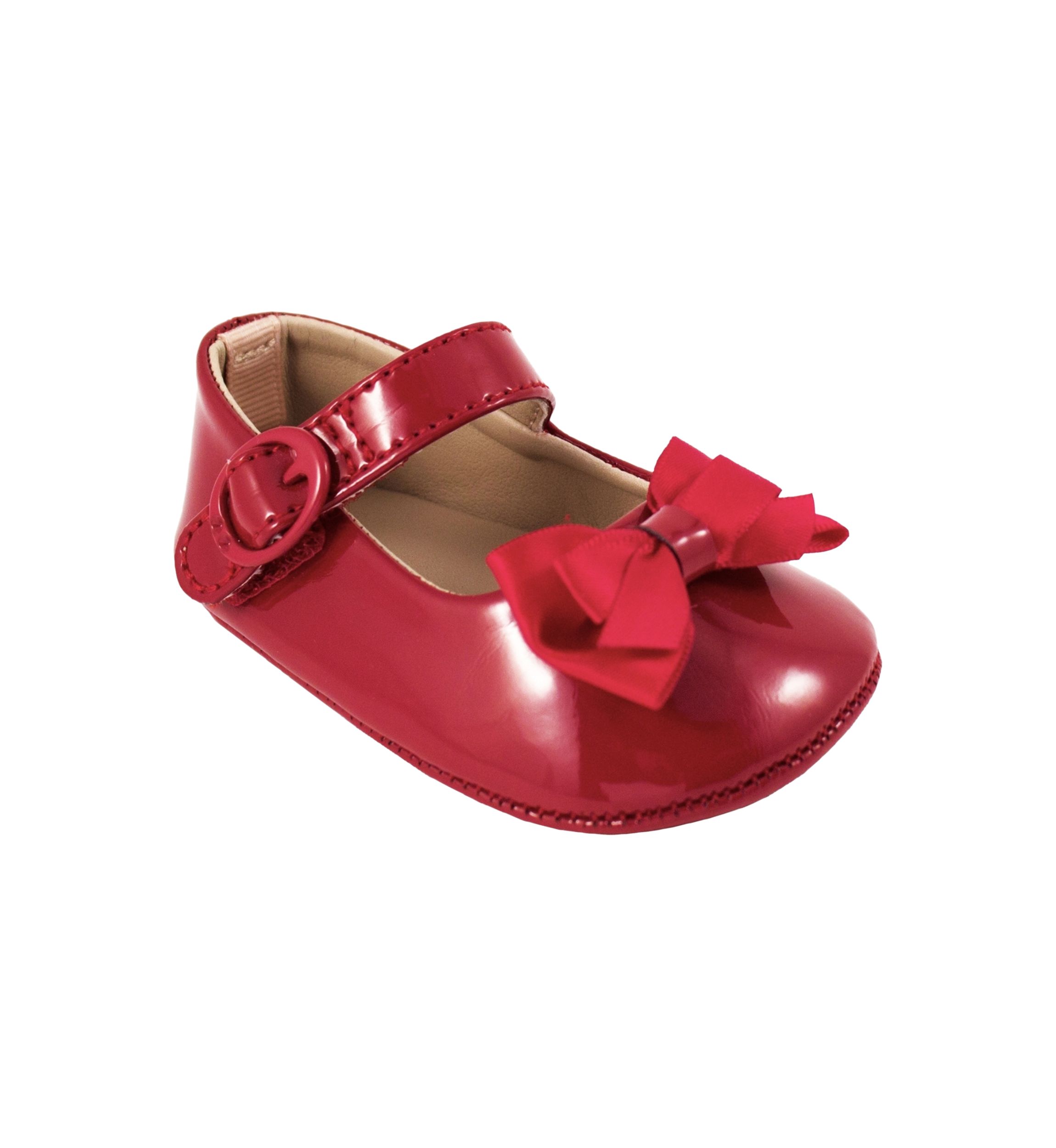 Baby Girls McKenna Red Patent Mary Jane Flats