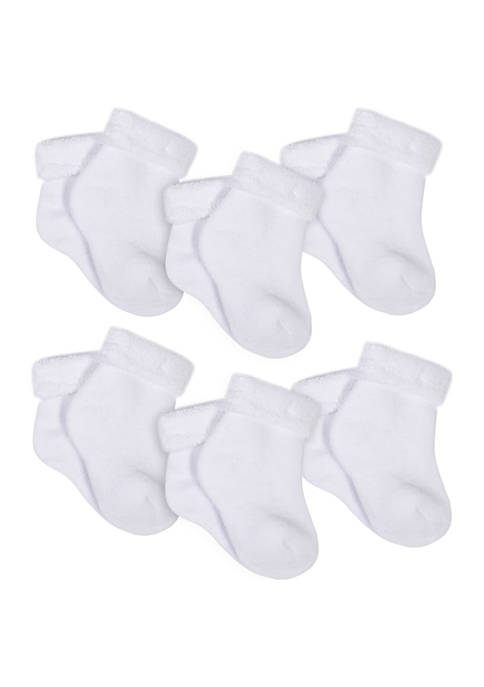 Gerber® Baby Girls 6 Pack Sock Set