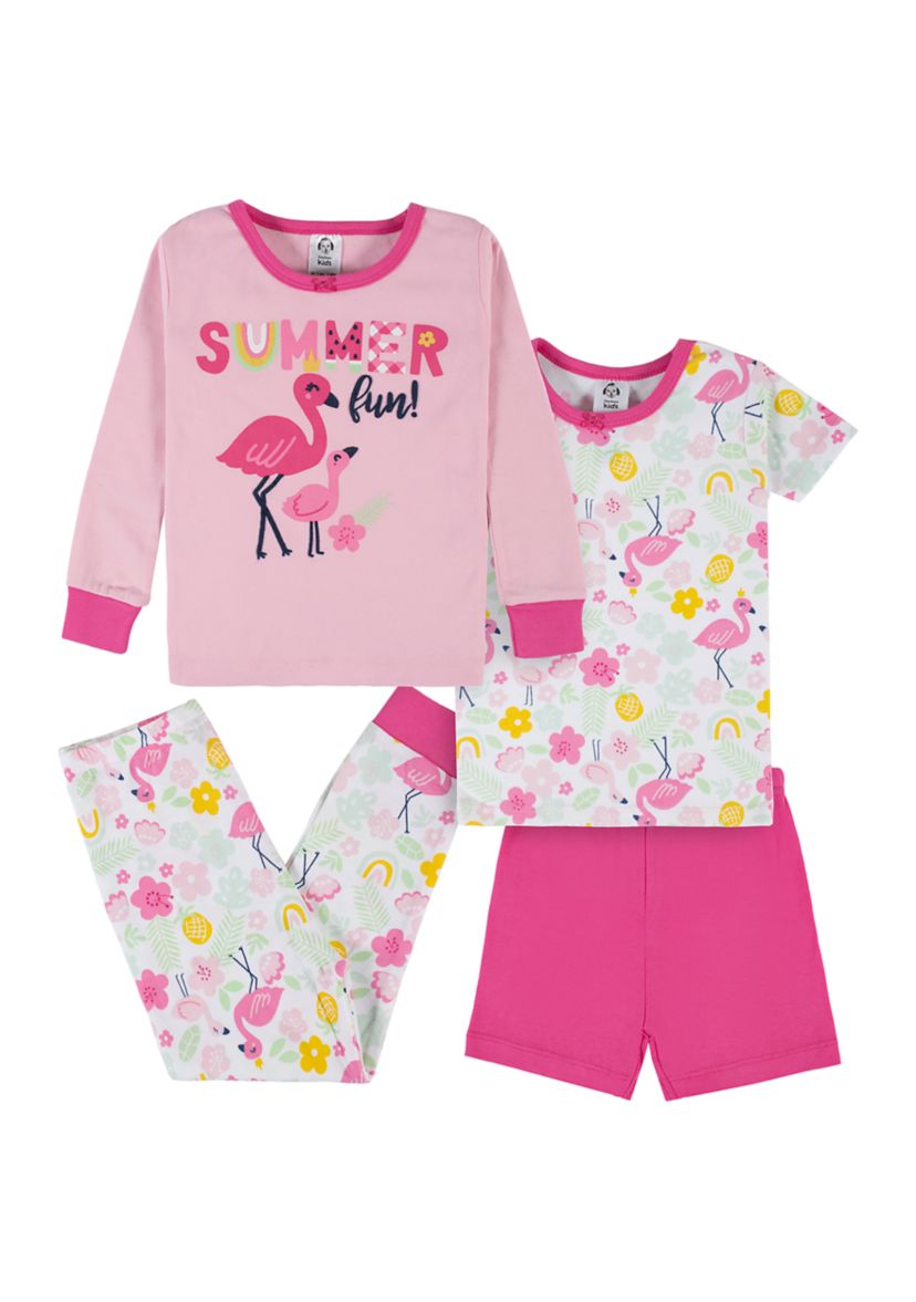 Baby Girls Flamingo 4 Piece Set 