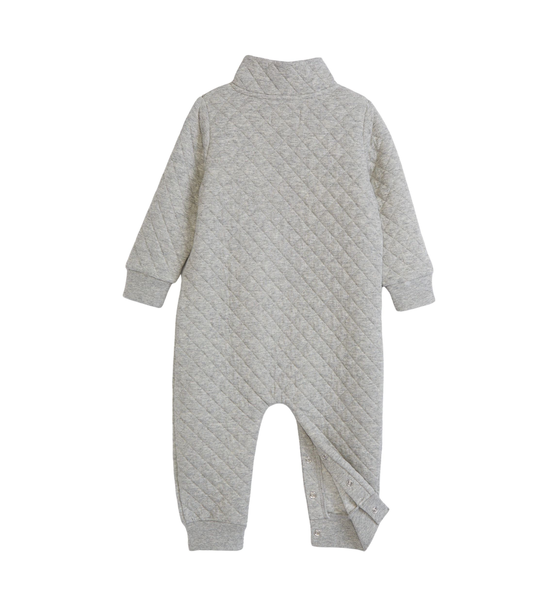Baby Boys Quilted Knit Romper 