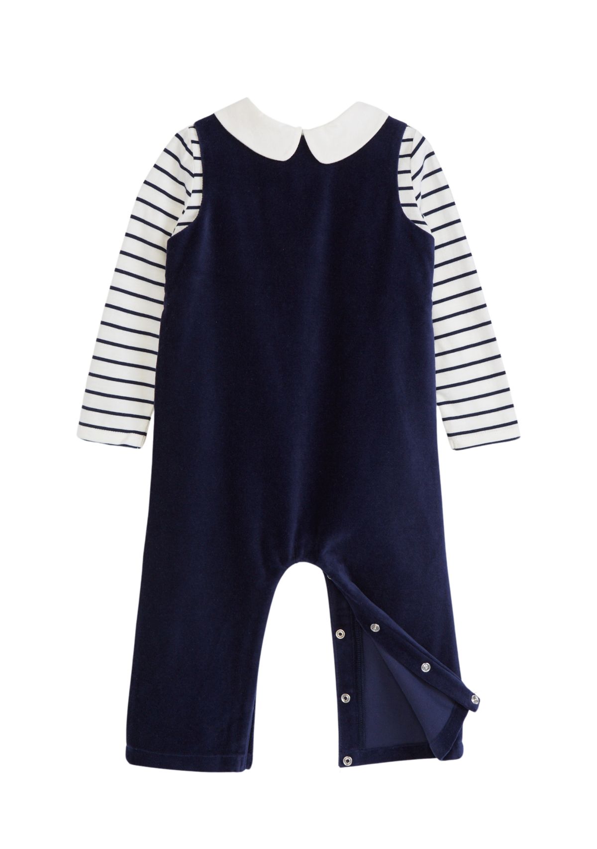 Baby Boys Velvet Romper Set