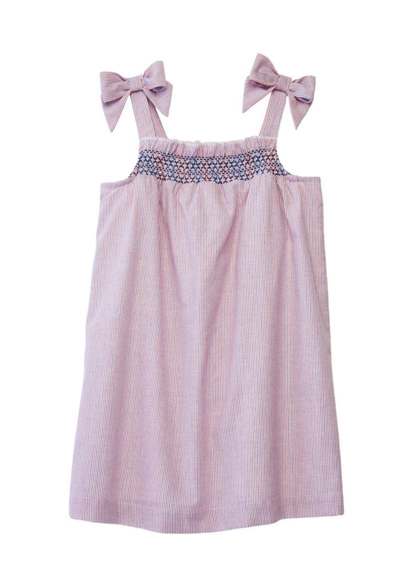 Toddler Girls Bow Shoulder Dress