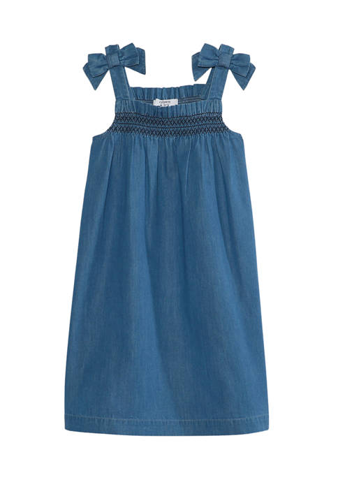 Crown & Ivy™ Toddler Girls Bow Shoulder Dress