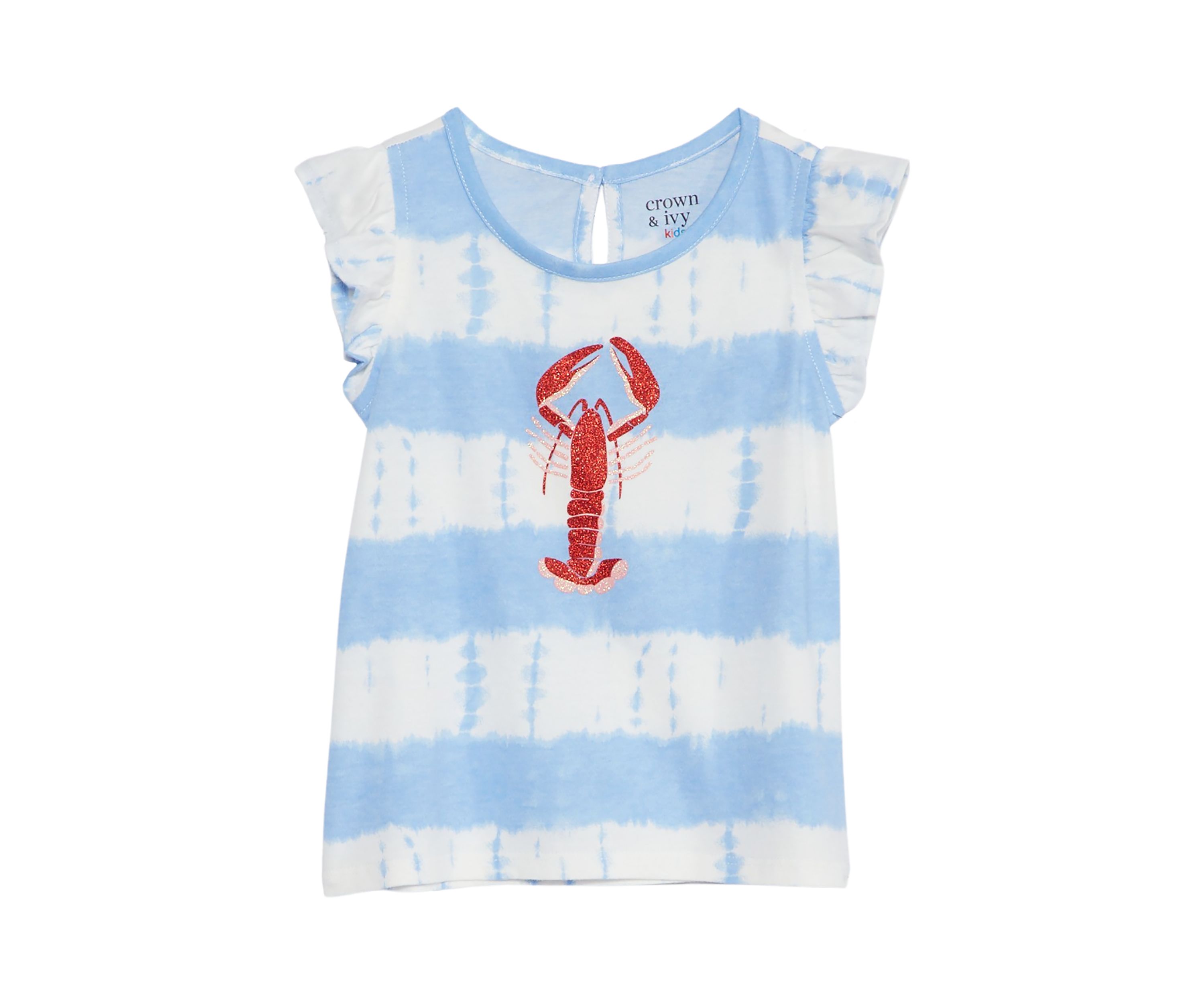 Toddler Girls Flutter Graphic Tank 