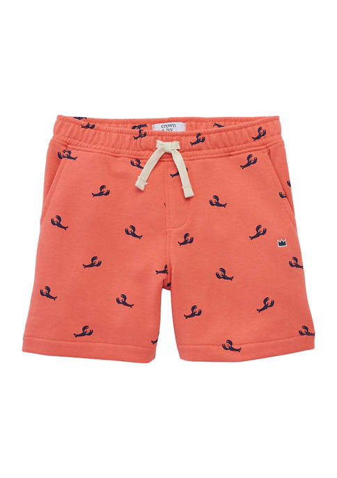 Crown & Ivy™ Toddler Boys Lobster Shorts