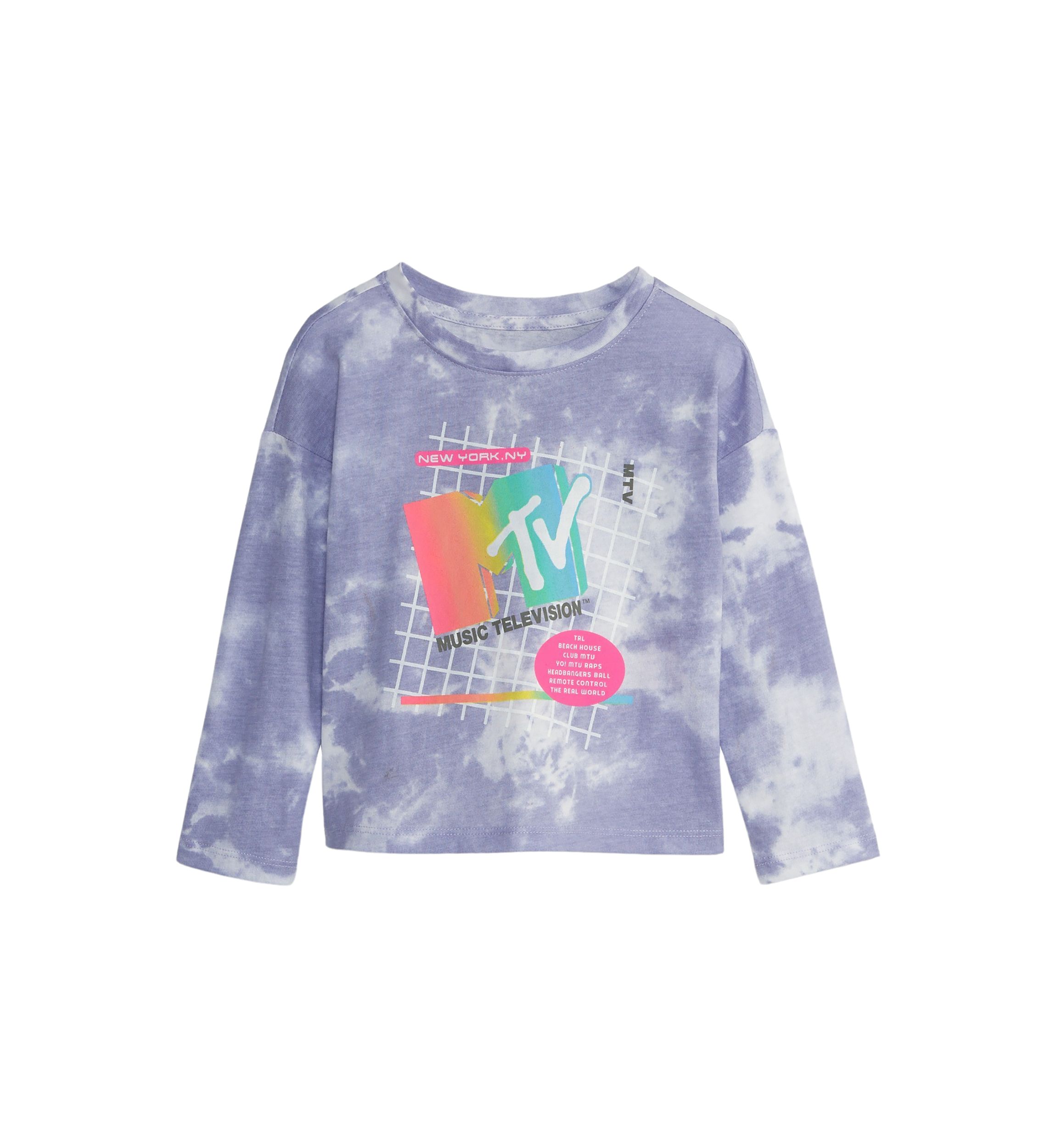 Toddler Girls Long Sleeve Graphic T-Shirt 