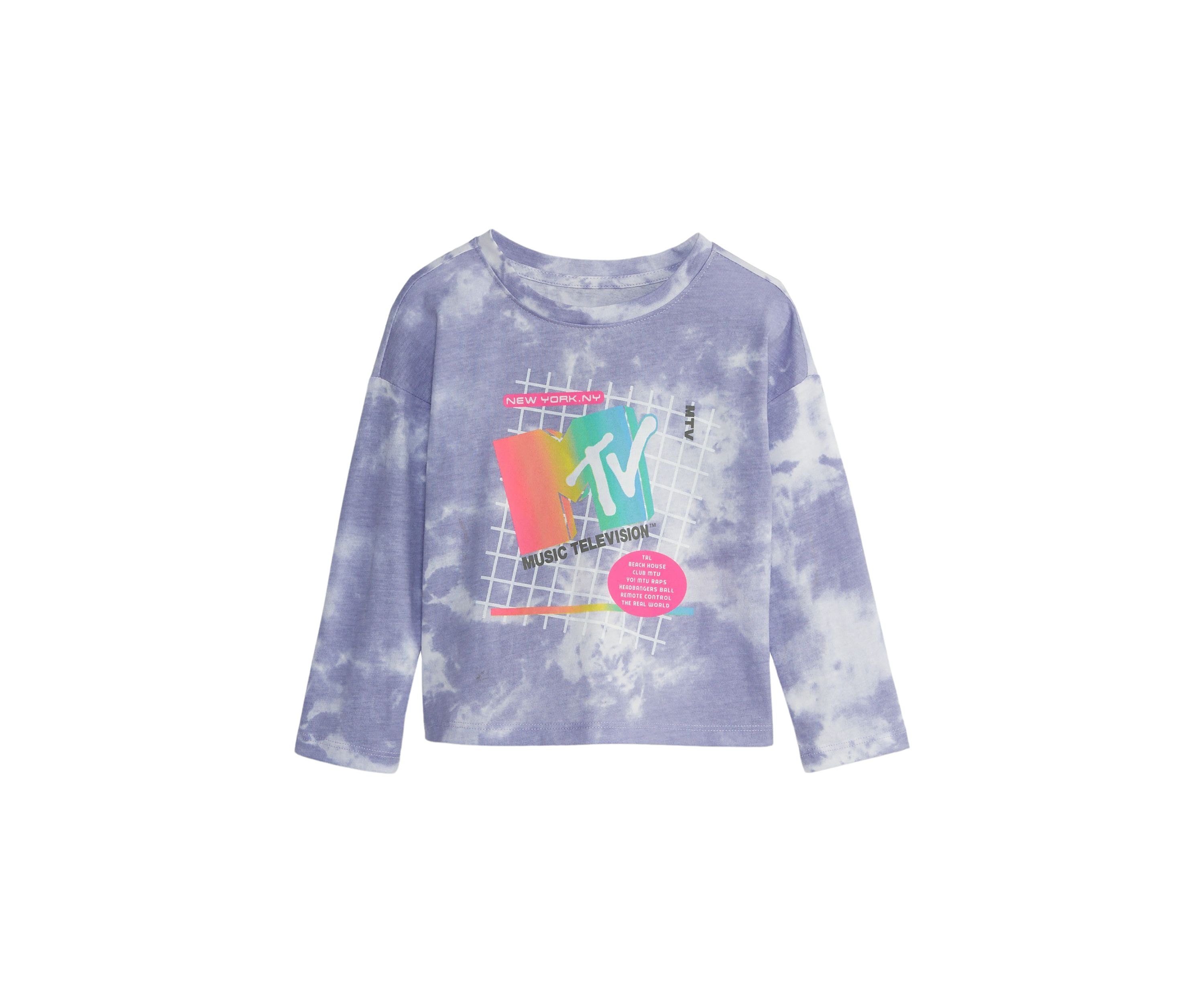Toddler Girls Long Sleeve Graphic T-Shirt 