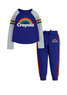 rainbow jogger set