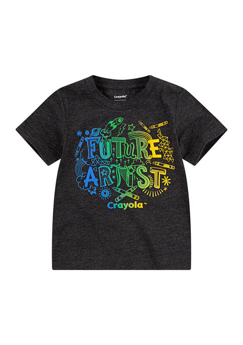 Crayola® Toddler Boys Short Sleeve Future Artist Graphic