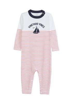 Baby Boys Collarless Bodysuit