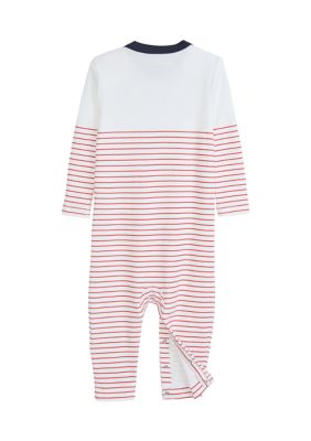 Baby Boys Collarless Bodysuit