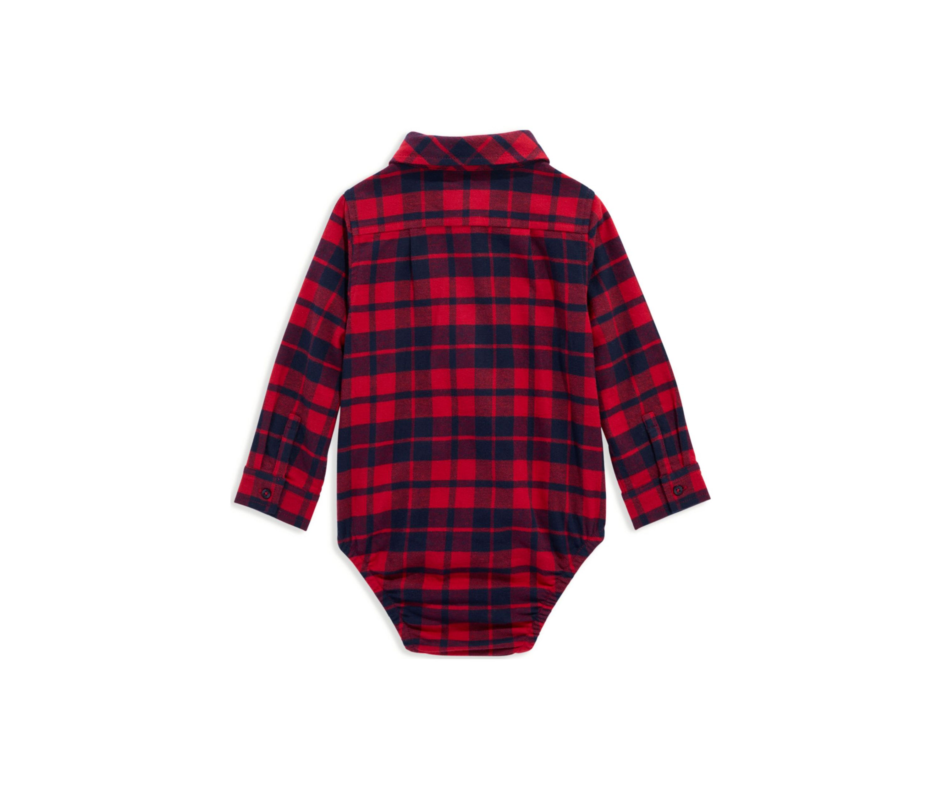 Baby Boys Flannel Bodysuit