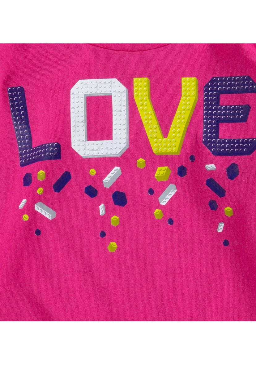 Toddler Girls Long Sleeve Love T-Shirt and Leggings Set