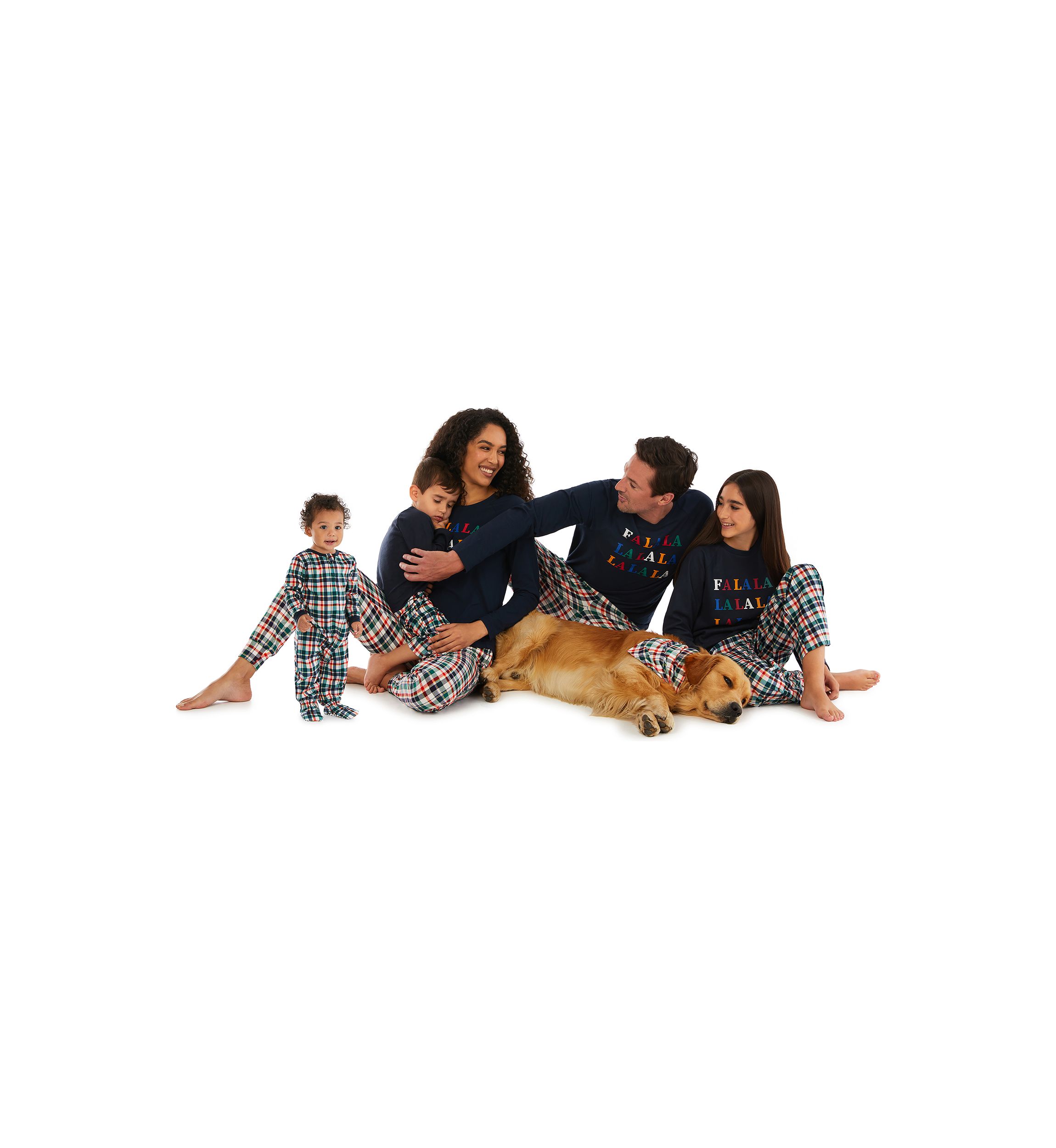 Unisex Baby Falala Multi Plaid Onesie Footie Pajamas
