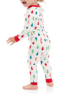 Unisex Infant Merry Multi Trees Pajama Set