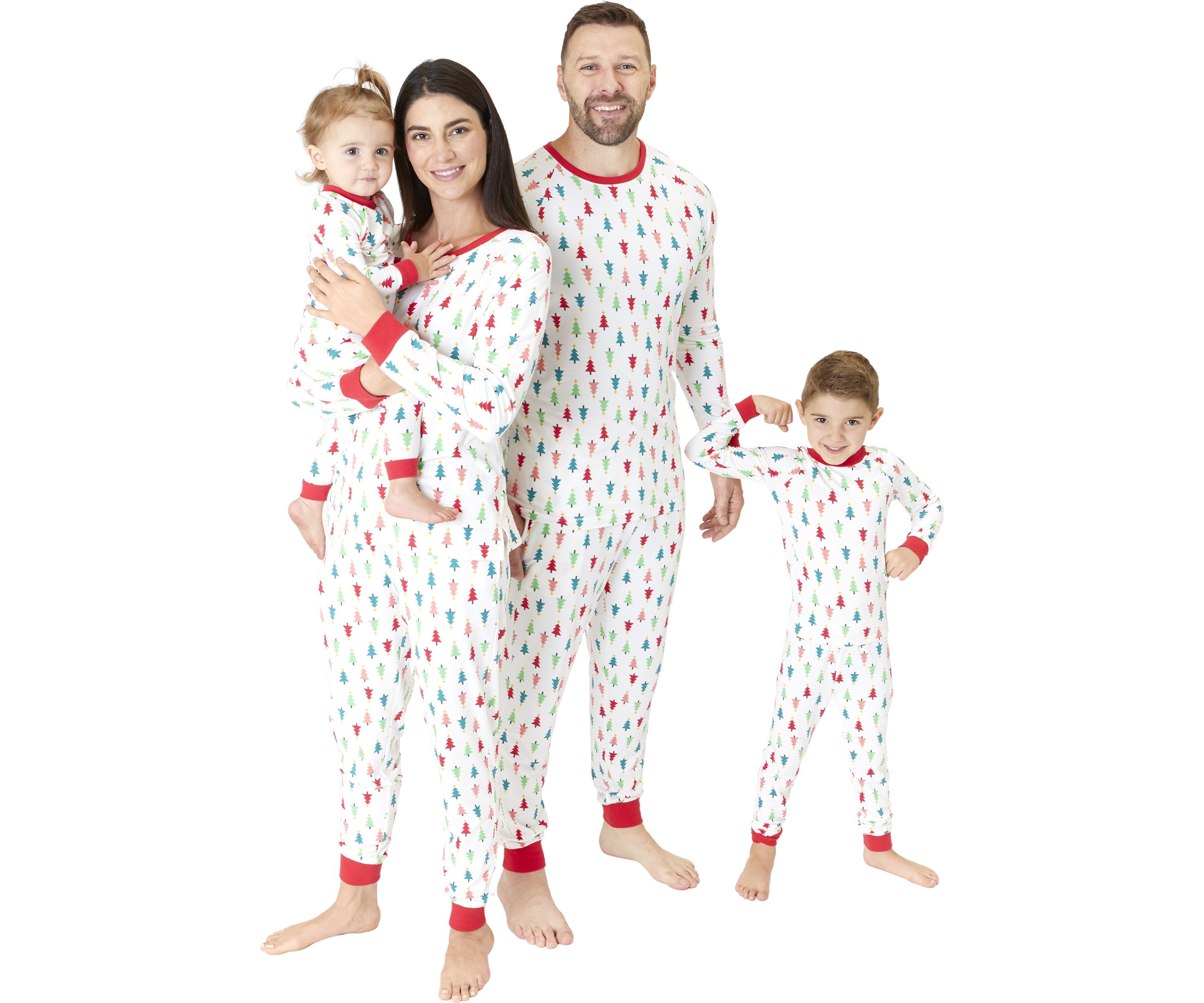 Unisex Infant Merry Multi Trees Pajama Set