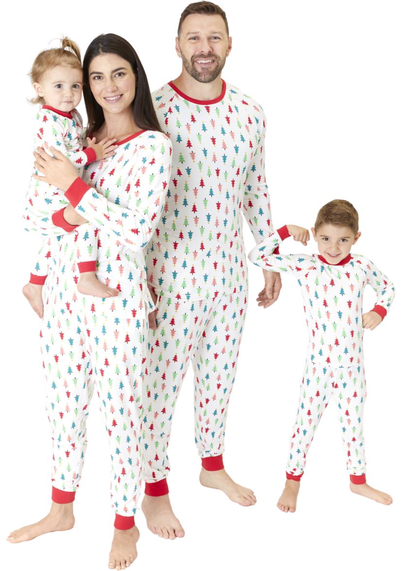 Unisex Infant Merry Multi Trees Pajama Set