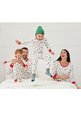 Unisex Infant Merry Multi Trees Pajama Set