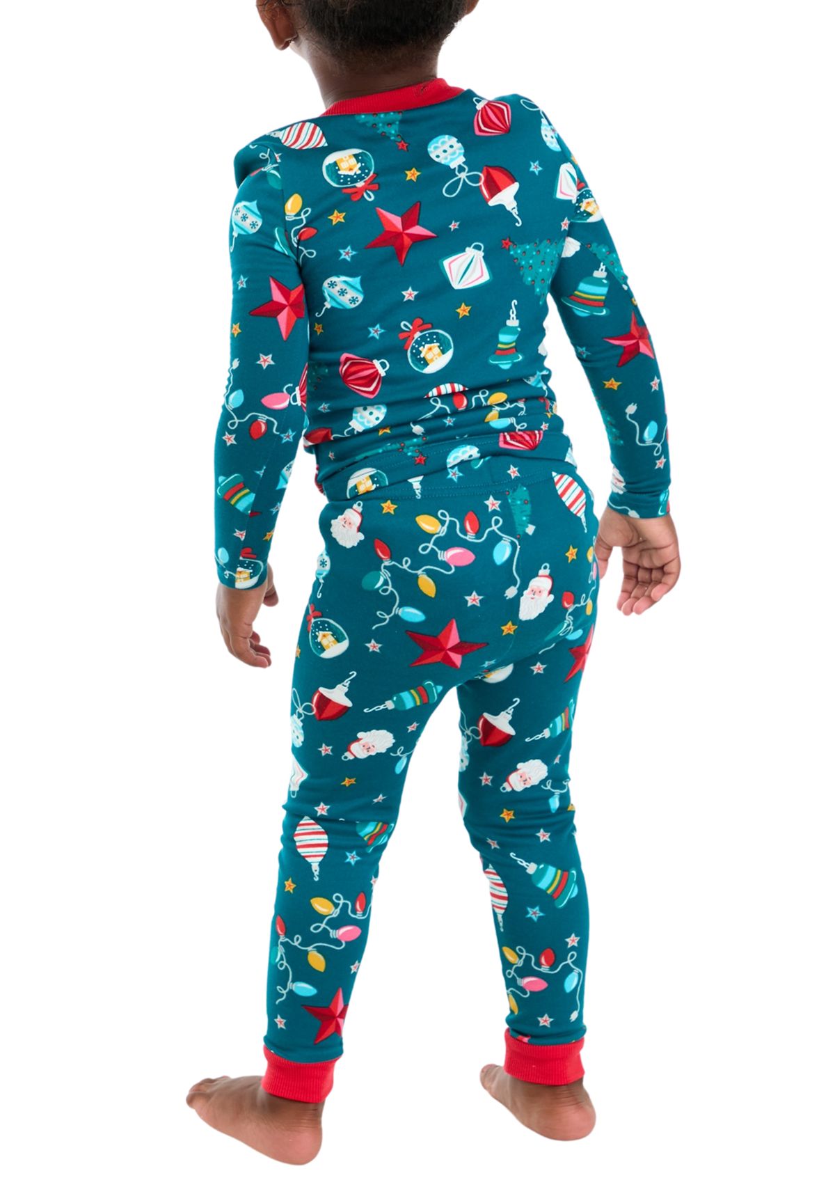 Unisex Toddler Holiday Lights Long Sleeve Pajama Set