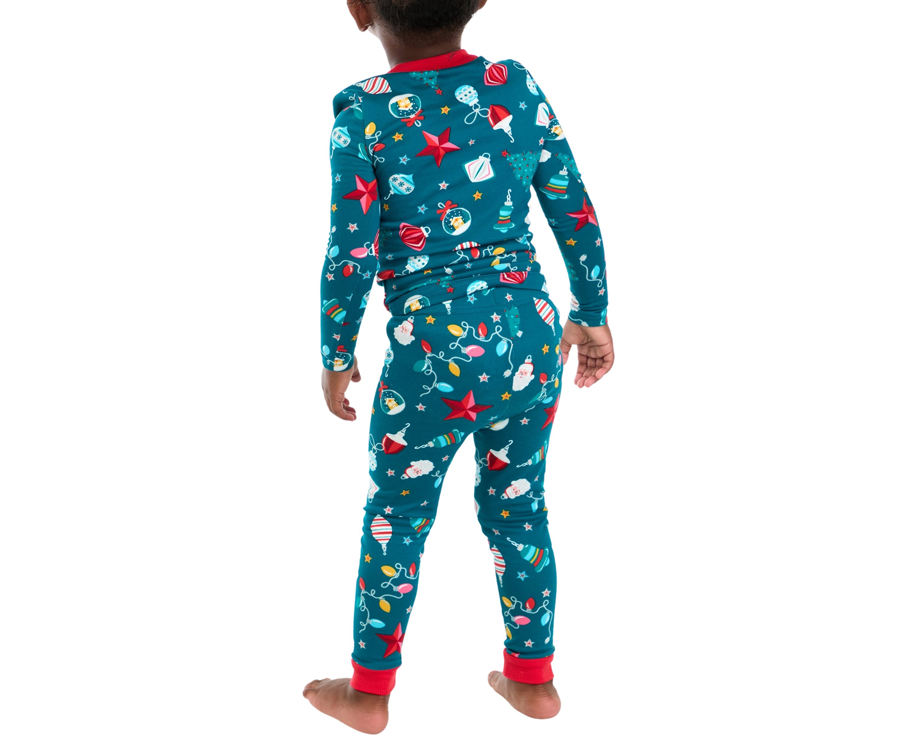 Unisex Toddler Holiday Lights Long Sleeve Pajama Set