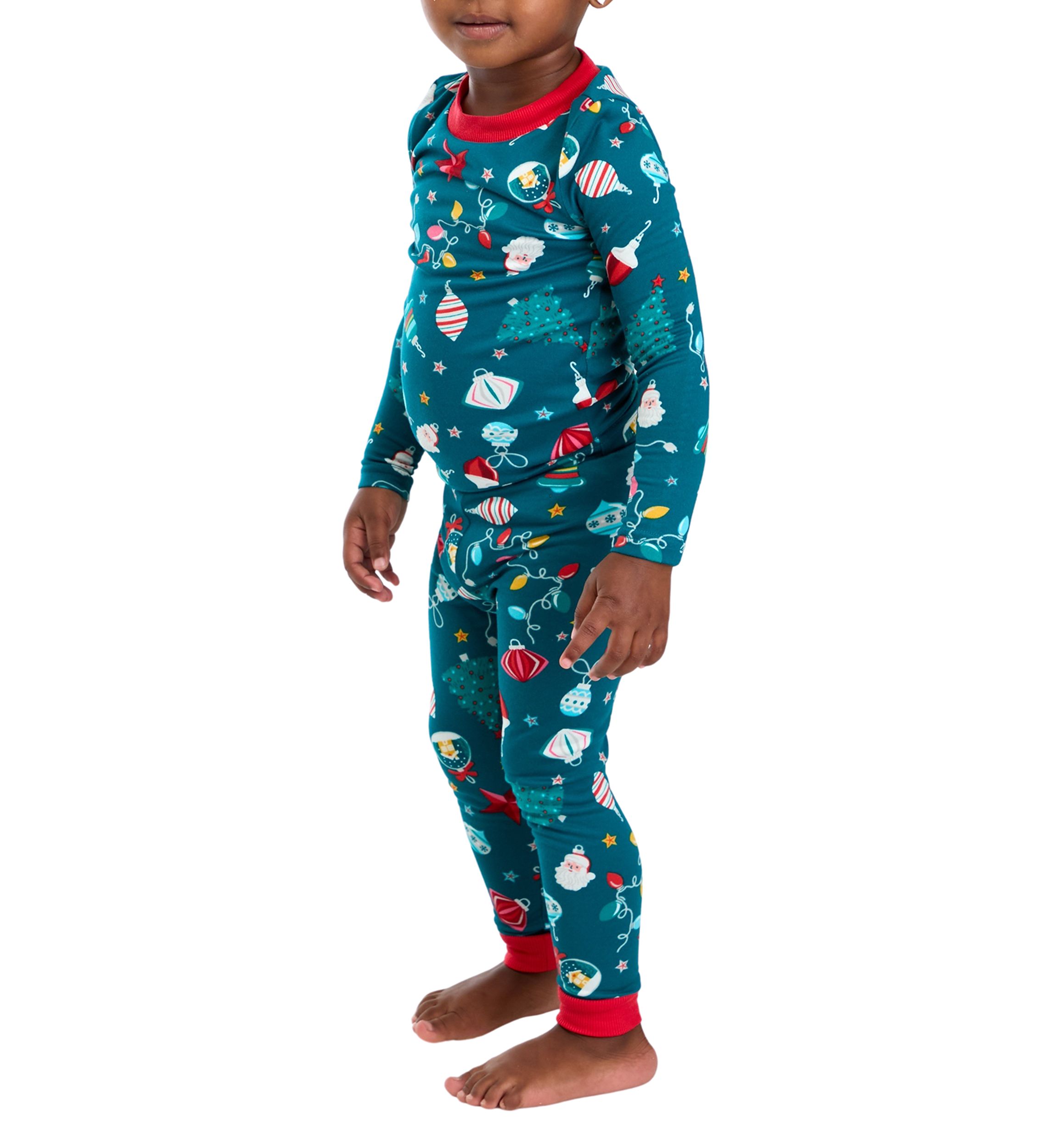 Unisex Toddler Holiday Lights Long Sleeve Pajama Set