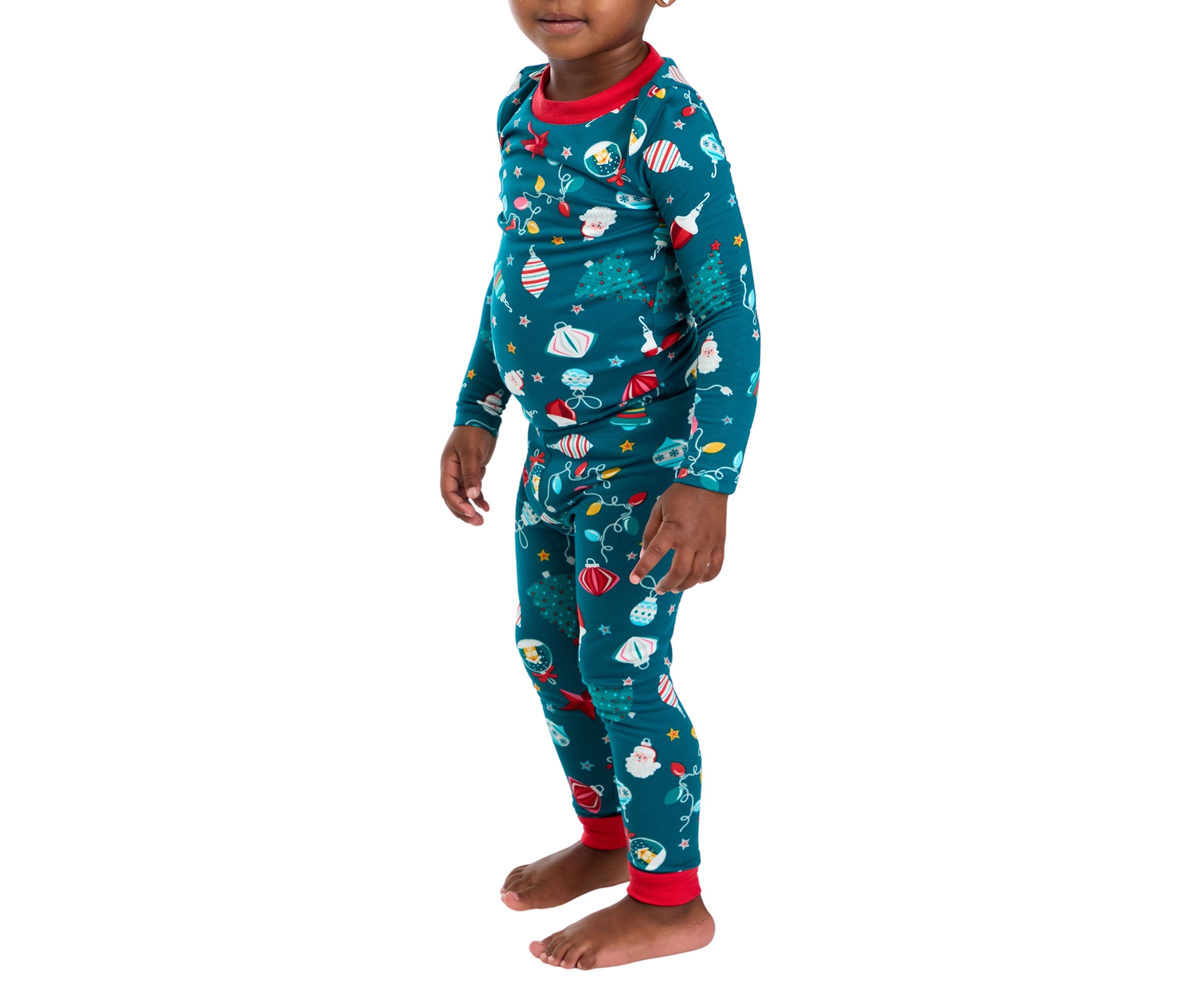 Unisex Toddler Holiday Lights Long Sleeve Pajama Set