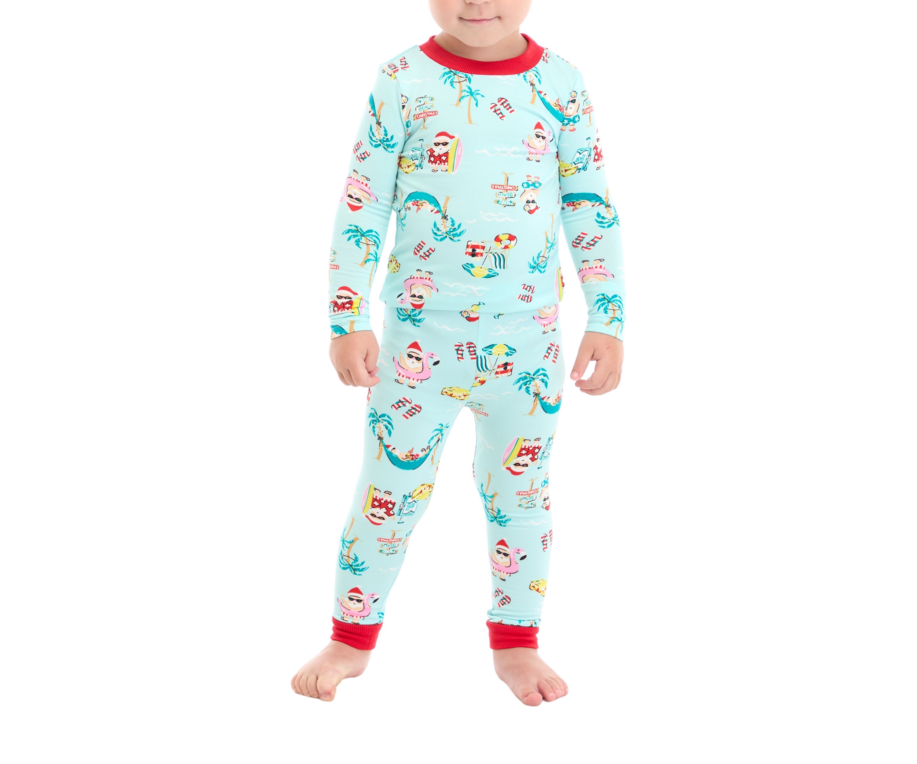 Toddler Beachy Christmas Pajama Set