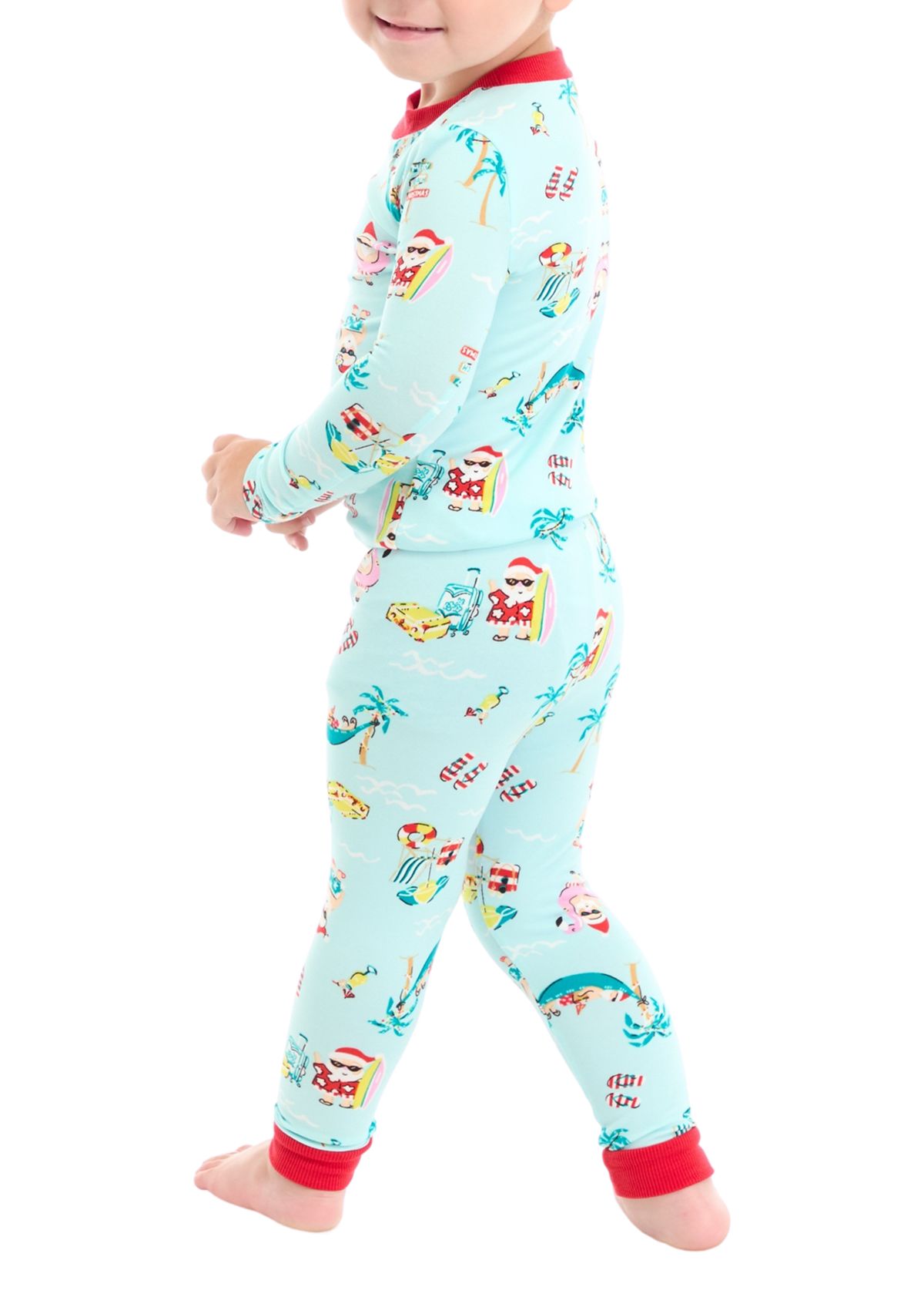 Toddler Beachy Christmas Pajama Set
