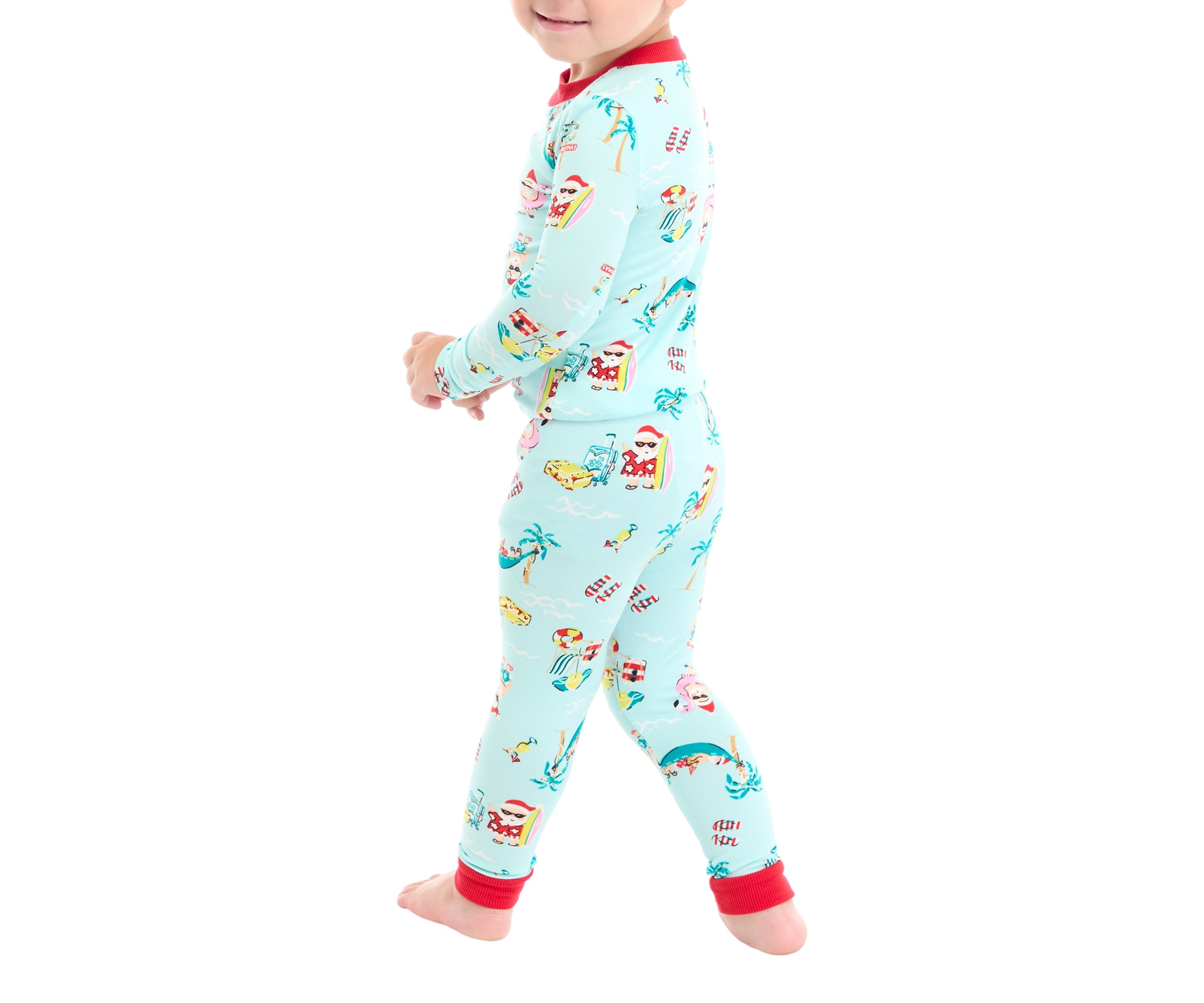 Toddler Beachy Christmas Pajama Set